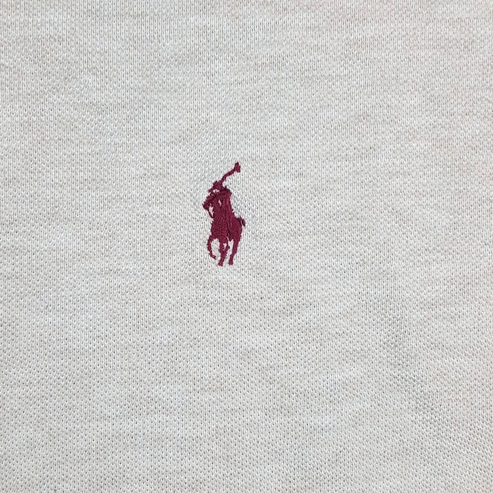 Polo Ralph Lauren Polo Ralph Lauren Oatmeal Preppy Pony Logo Men's Size L Collar Polo Dress Shirt Size 42R - 3 Thumbnail