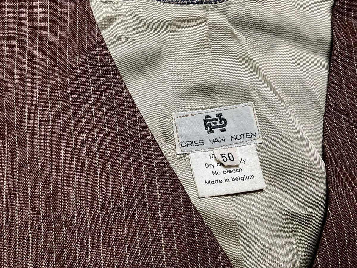 Dries Van Noten Vintage Dries Van Noten Linen Hybrid Waist Coat Size US M / EU 48-50 / 2 - 6 Thumbnail