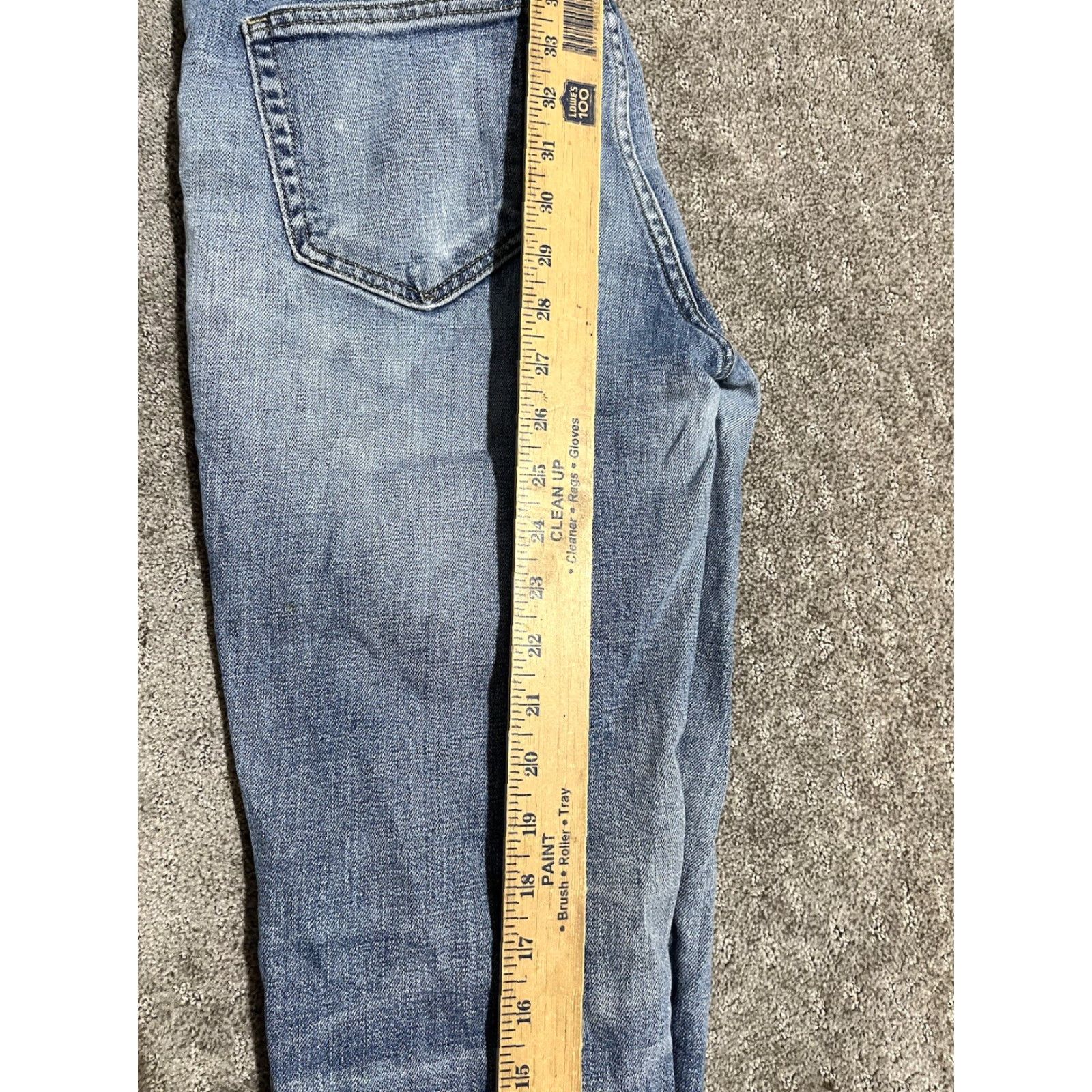 Gap Gap 1969 Jeans Women's 28S Blue Med Wash Real Straight Leg Jeans Size 28" / US 6 / IT 42 - 6 Thumbnail