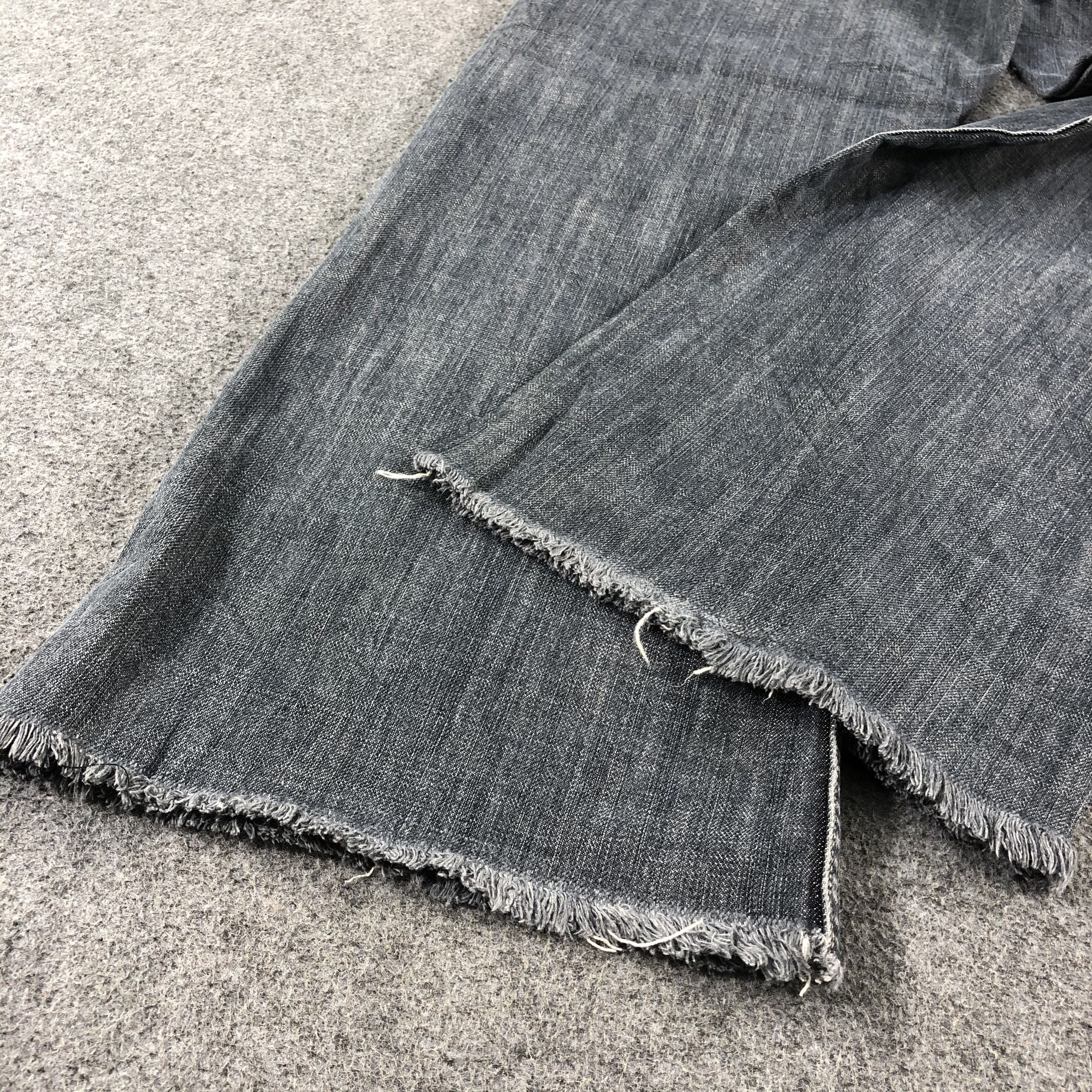 Levi's Vintage Faded Black Levis 527 Flare Jeans-J2307 Size US 34 / EU 50 - 6 Thumbnail