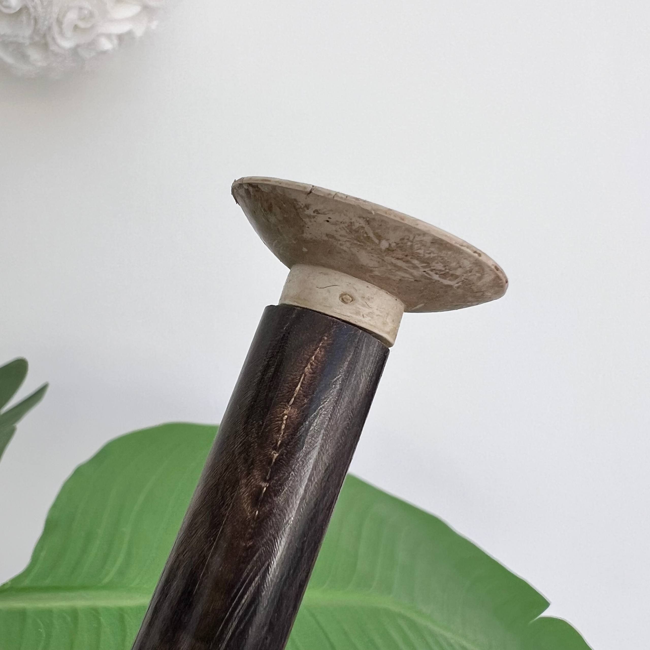 Vintage Vintage Handcrafted Walking Stick 83cm Bird Handle Horn Cane Size ONE SIZE - 7 Thumbnail