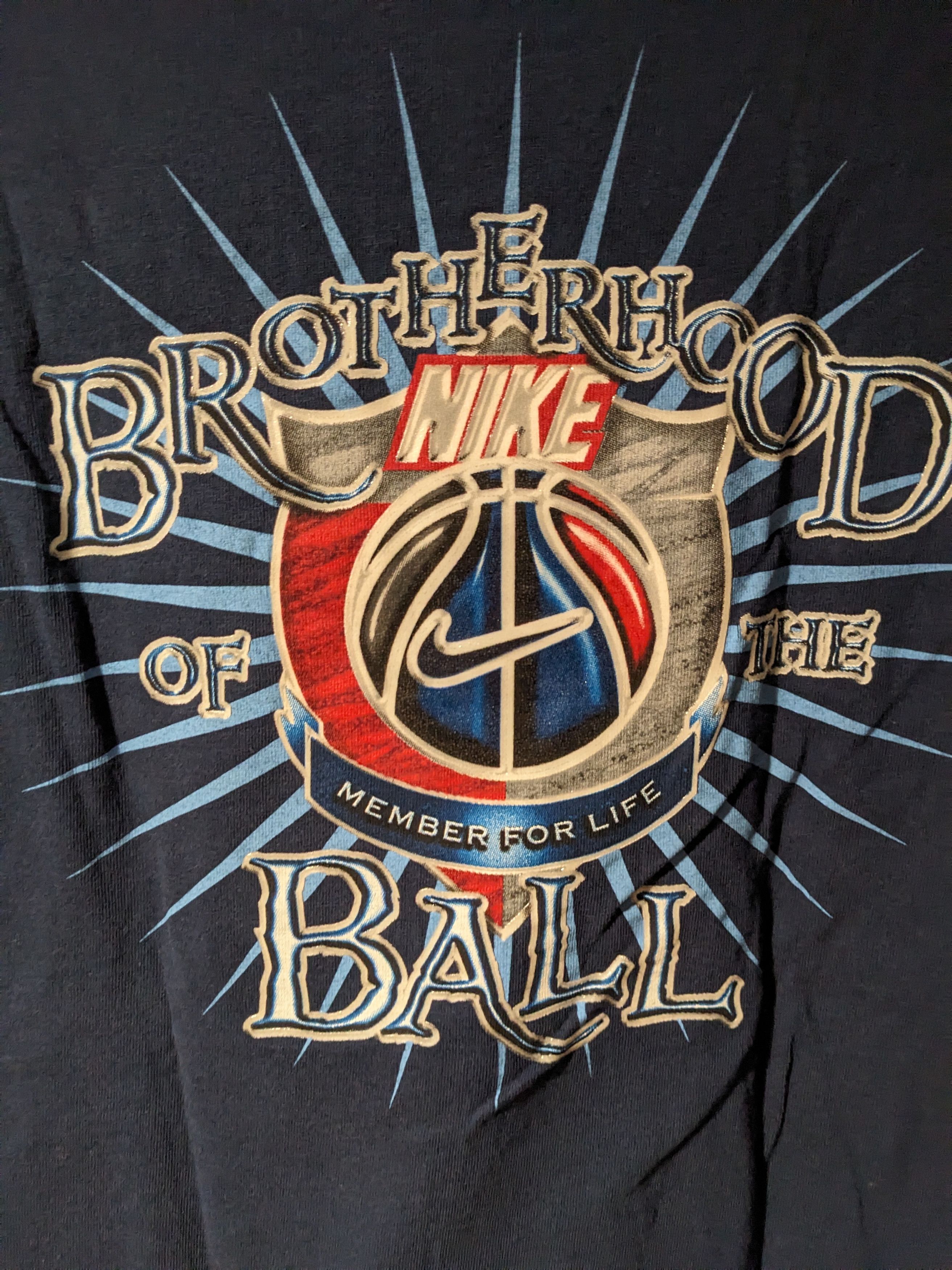 Nike × Vintage Vintage Y2K Nike Basketball Youth Large Long-Sleeve T-Shirt Size US L / EU 52-54 / 3 - 2 Thumbnail