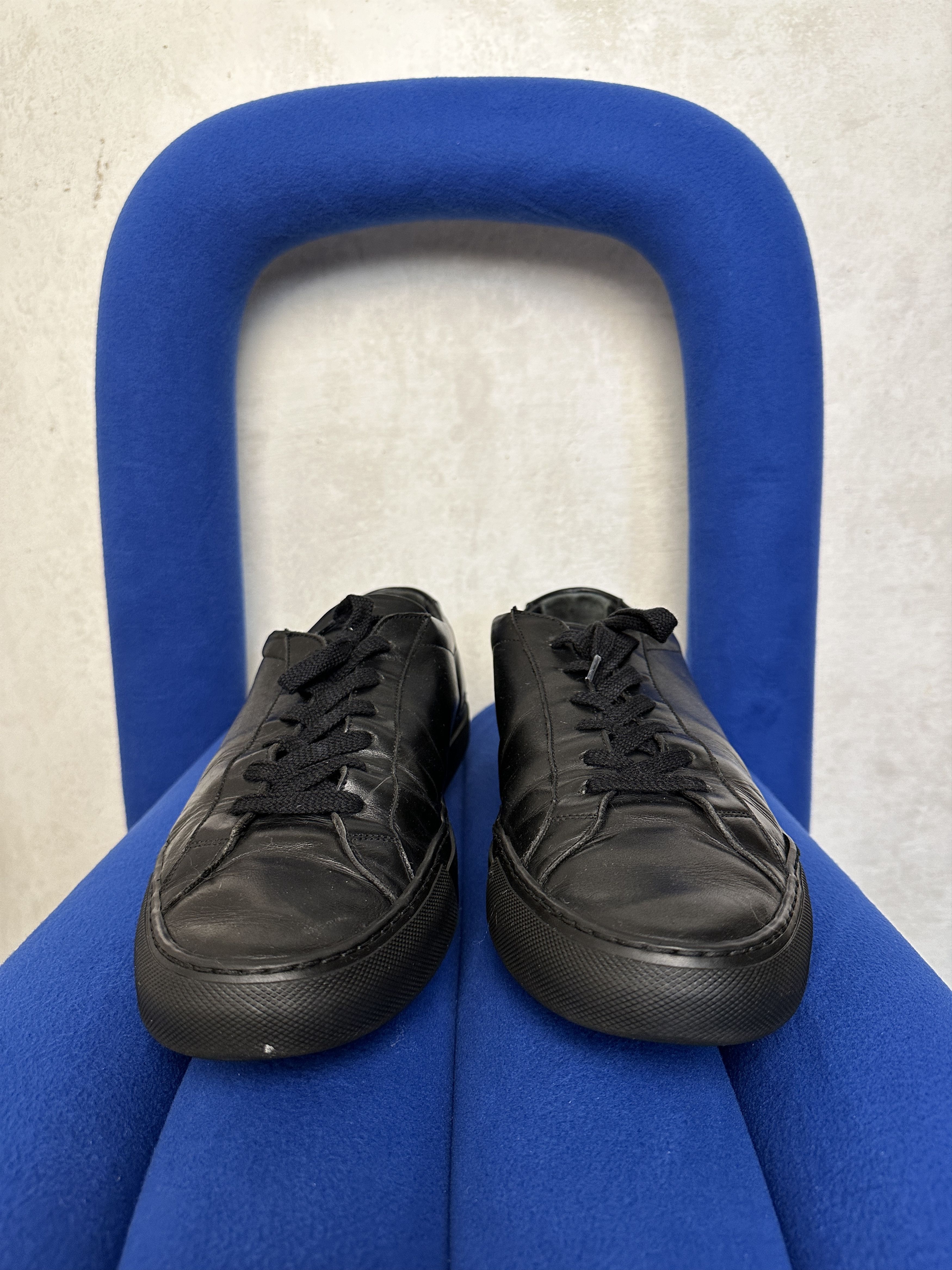 Common Projects Achilles Low Black Size US 11 / EU 44 - 4 Thumbnail