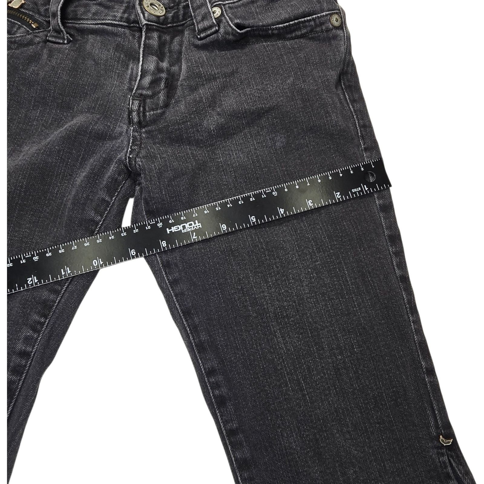 Pacsun Nollie Pacsun Womens Juniors 1 Black Bermuda Denim Shorts Size 25" / US 0 / IT 36 - 6 Thumbnail