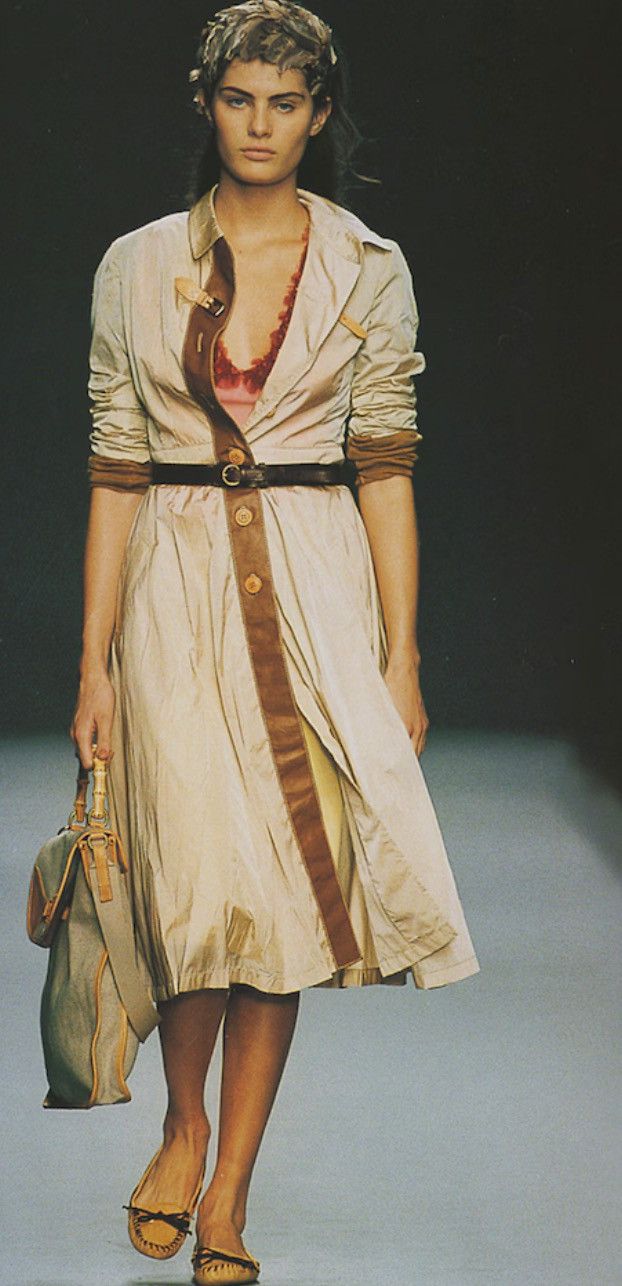 Miu Miu Vintage SS04 Runway Bamboo Handle Canvas Bag Size ONE SIZE - 1 Thumbnail