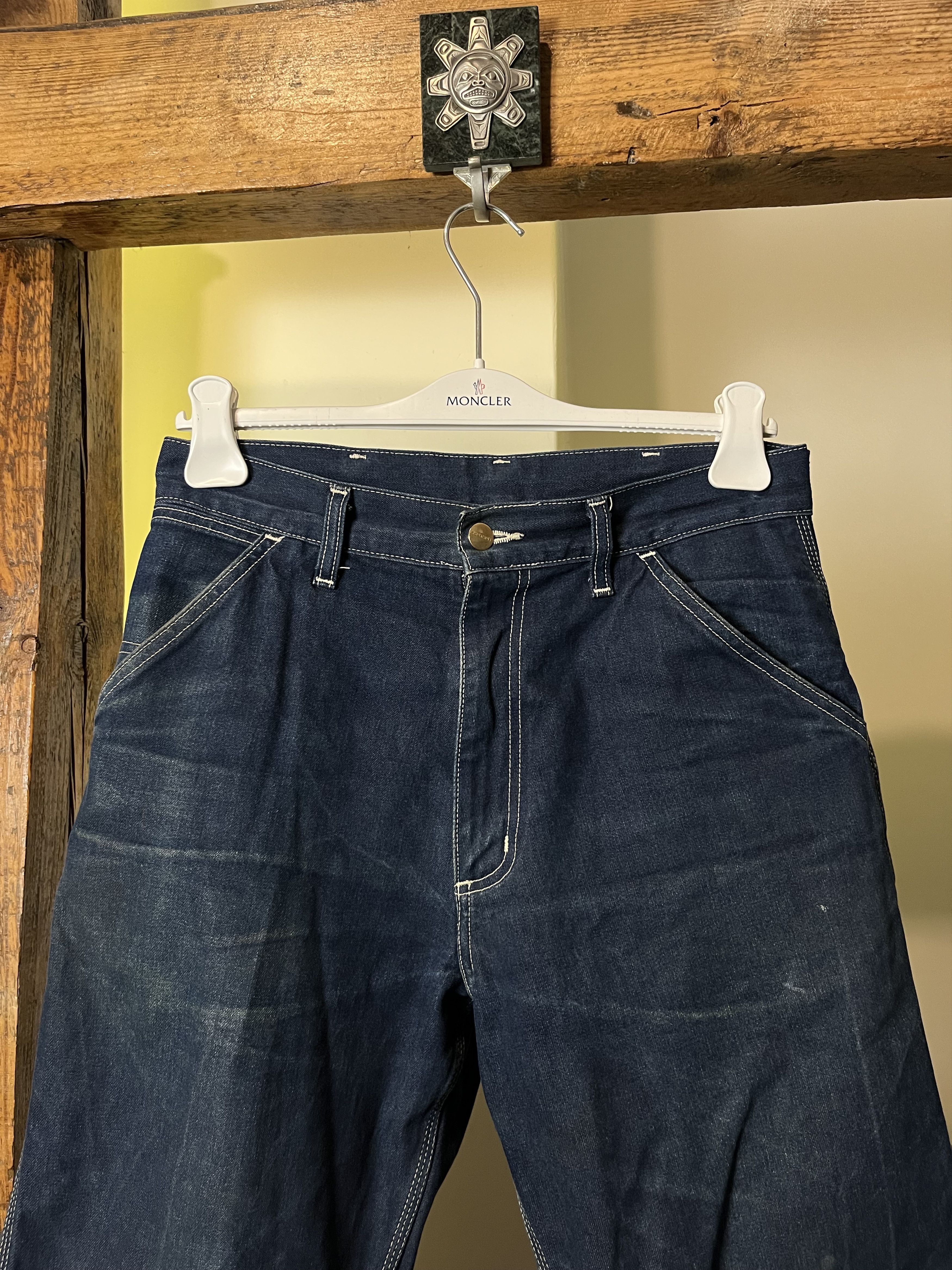 Carhartt × Vintage Carhartt WIP Single Knee Simple Pants Denim Jeans Size US 29 - 3 Thumbnail