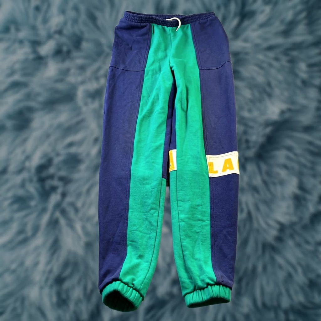 Lacoste VINTAGE Izod Lacoste Pants Mens M Blue Green USA Made Sweatpants Joggers Size US 31 - 1 Thumbnail