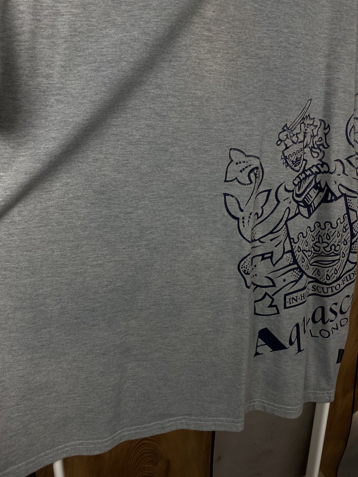 Aquascutum 🛡️T-Shirt Aquascutum Of London United Kingdom Big Logo Tee🛡️ Size US XL / EU 56 / 4 - 3 Thumbnail