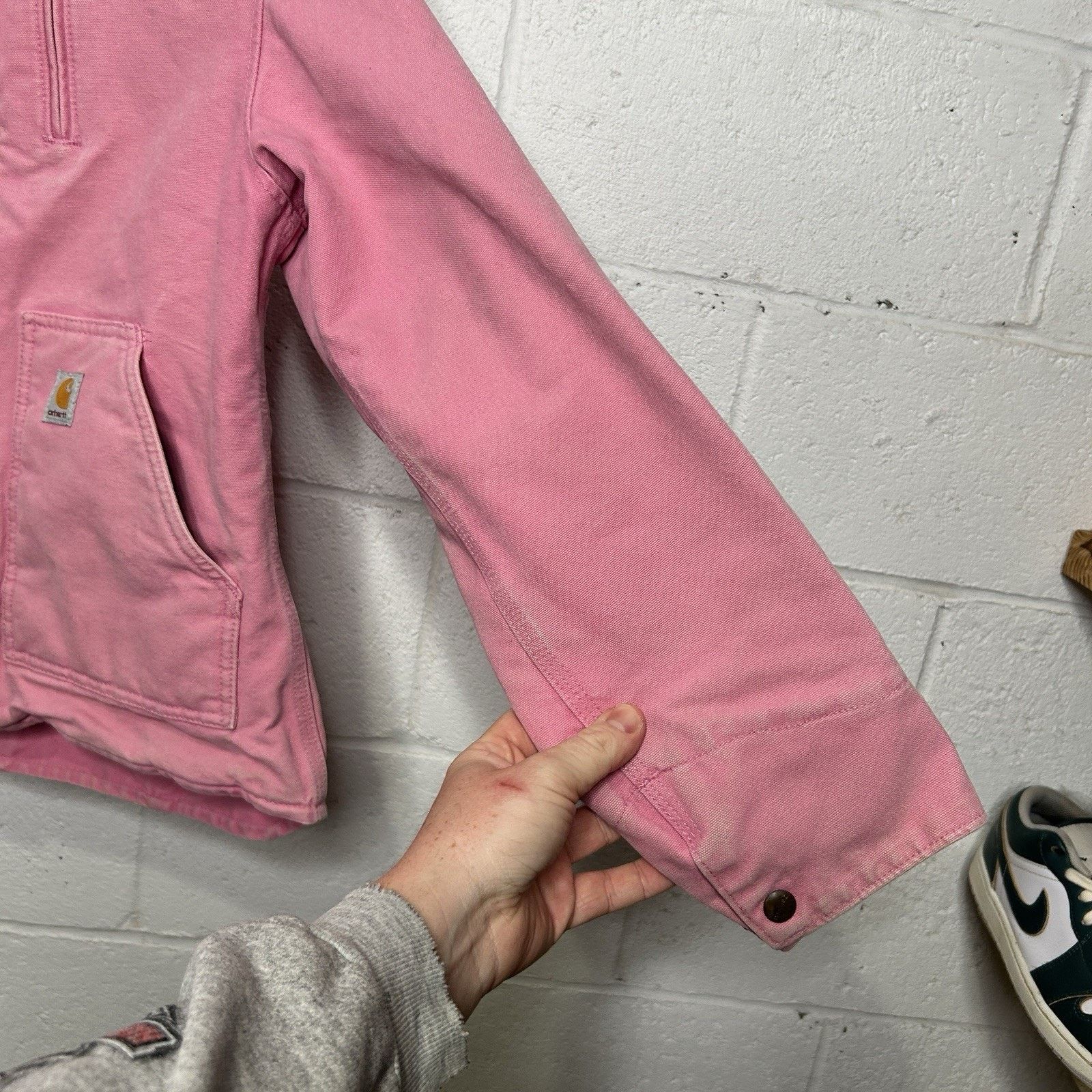 Carhartt Vintage Carhartt Sherpa-Lined Canyon Jacket “Pink Rose” Size S / US 4 / IT 40 - 8 Thumbnail
