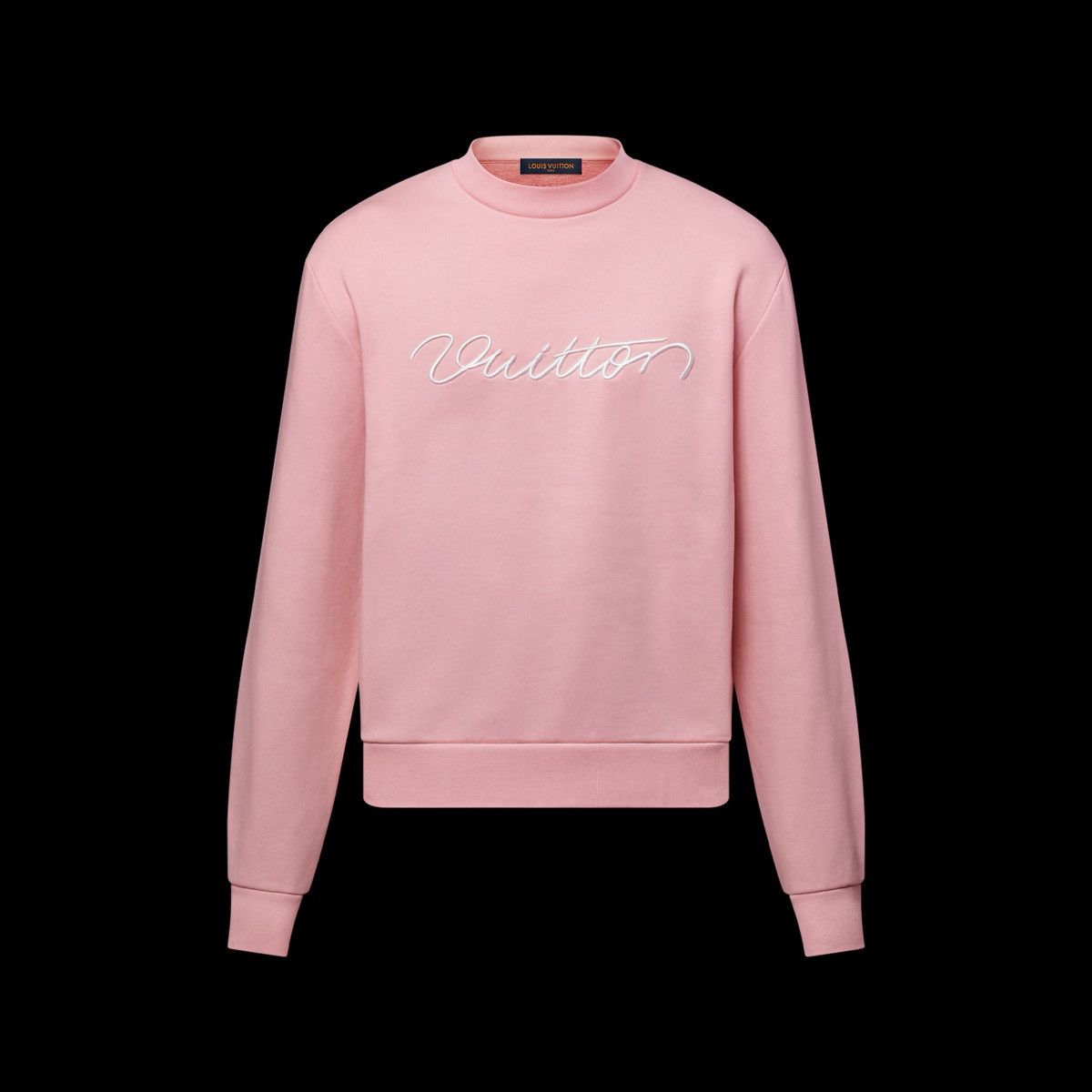 Louis Vuitton Embroidered Signature Crewneck Size US XL / EU 56 / 4 - 1 Thumbnail