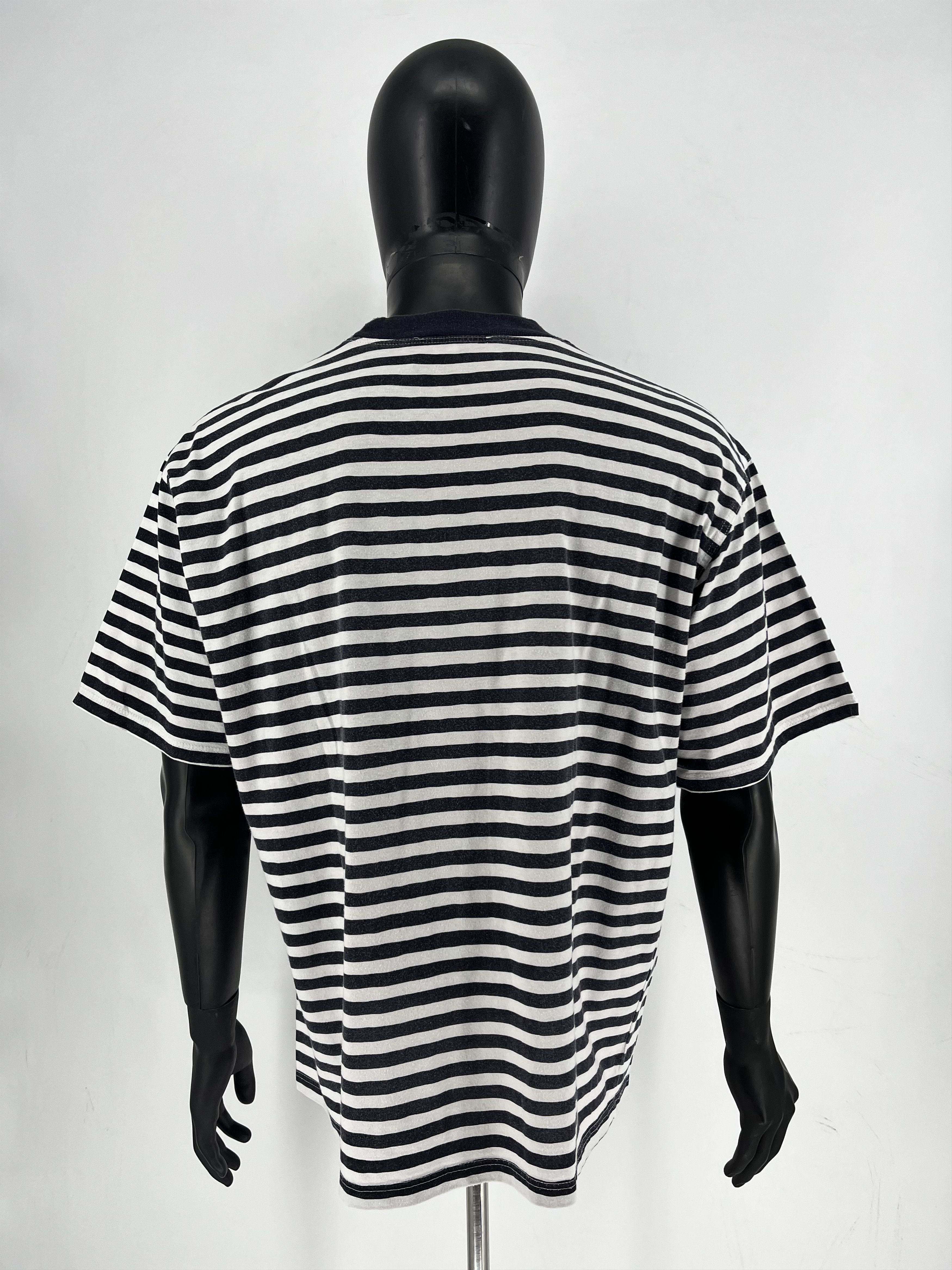 Hugo Boss Vintage Hugo Boss Nawy Wear 80s 90s Big Logo Tee Spell Out Size US XXL / EU 58 / 5 - 10 Thumbnail
