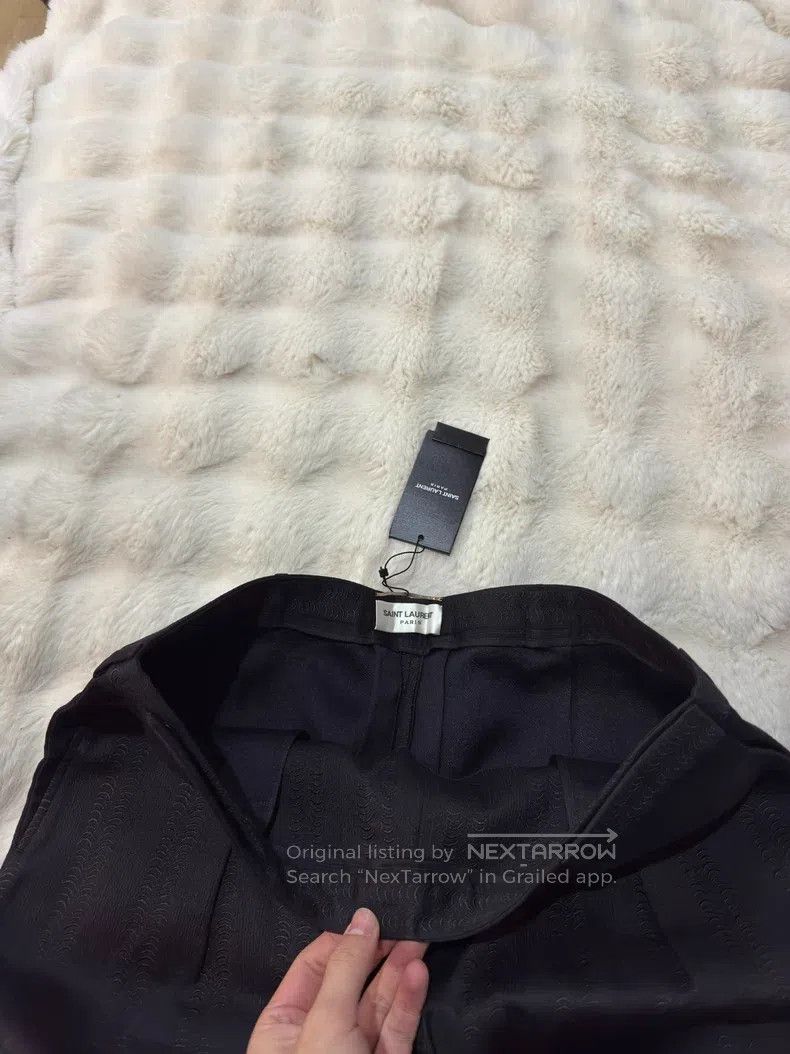 Saint Laurent Paris Saint Laurent Paris Dark Pattern Embroidered Men's Casual Size US 34 / EU 50 - 4 Thumbnail