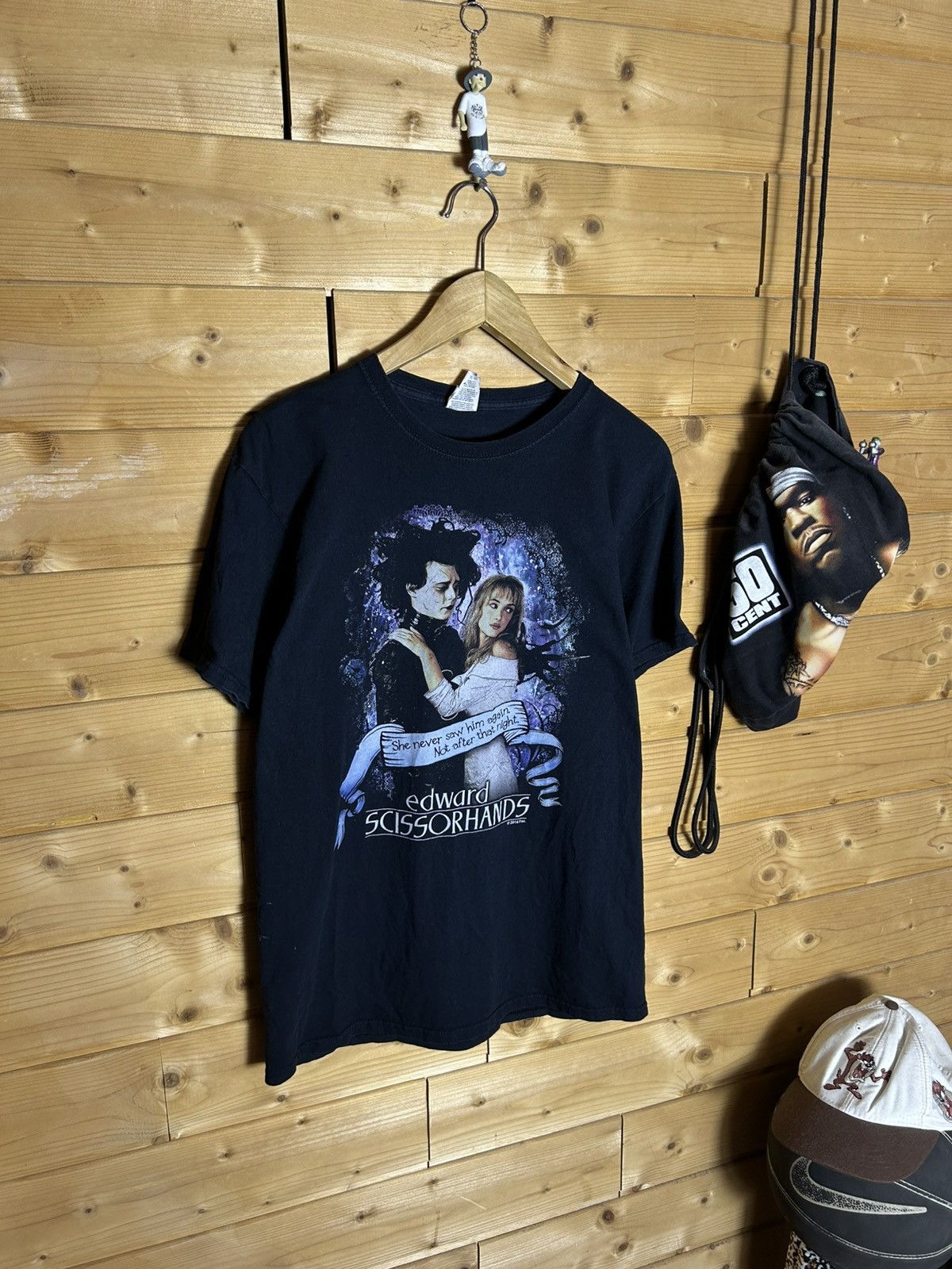 Vintage Edward Scissorhands fox t shirt Size US M / EU 48-50 / 2 - 1 Thumbnail