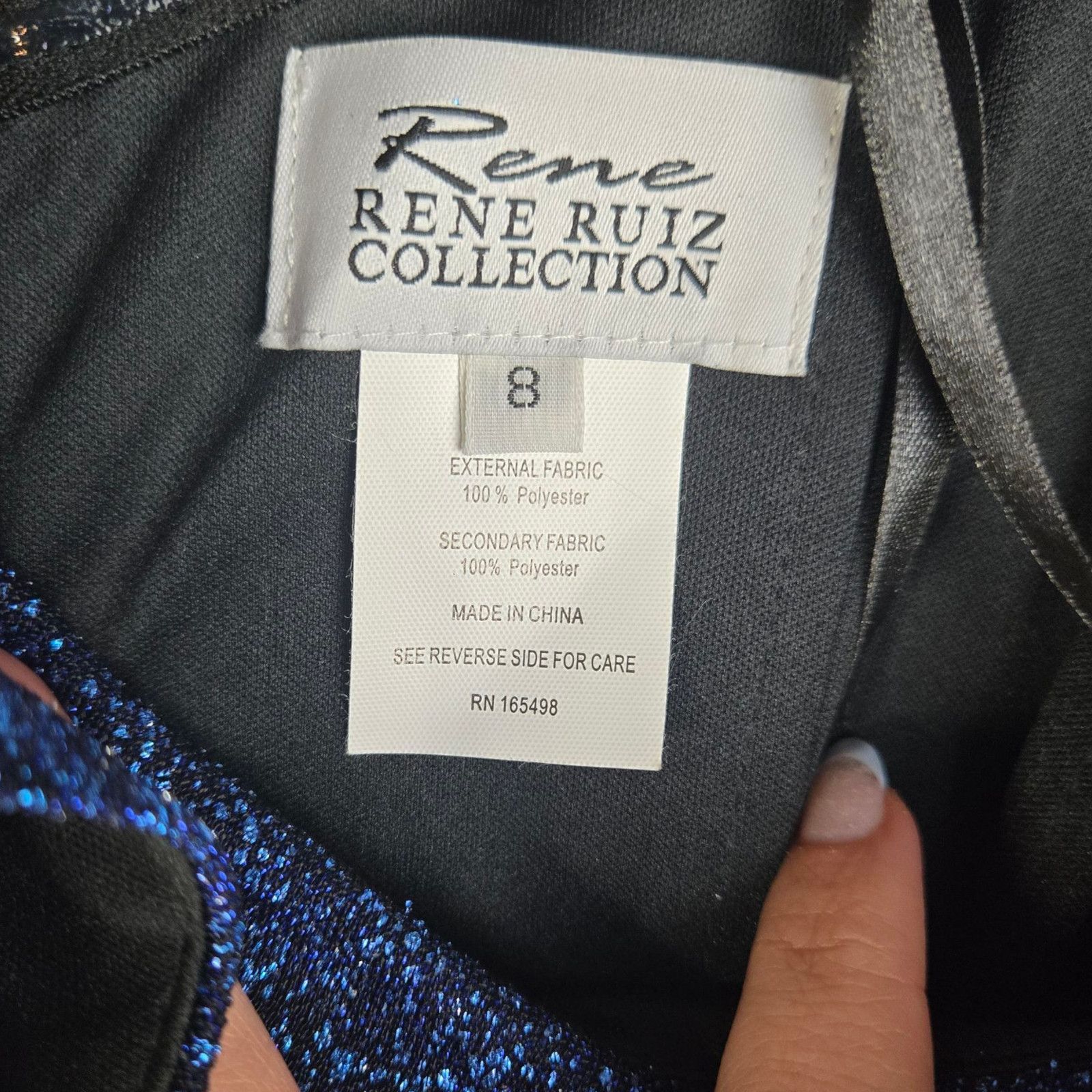 Other Rene Ruiz Collection Off Shoulder Metallic Dress Size 8 Size M / US 6-8 / IT 42-44 - 10 Thumbnail