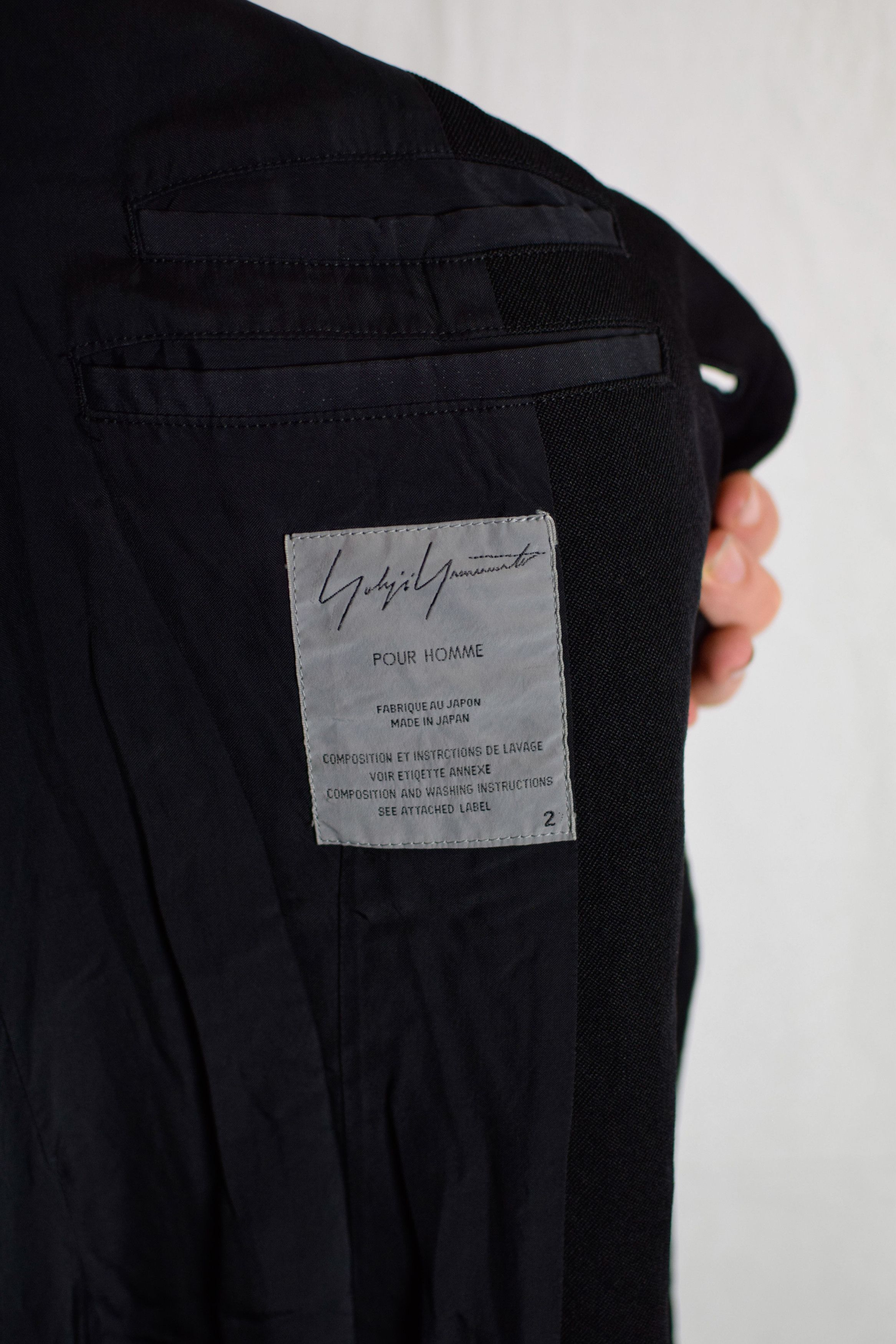 Yohji Yamamoto YYPH AW07 Knit-Collar Coat - HX-J24-102 Size US L / EU 52-54 / 3 - 13 Thumbnail