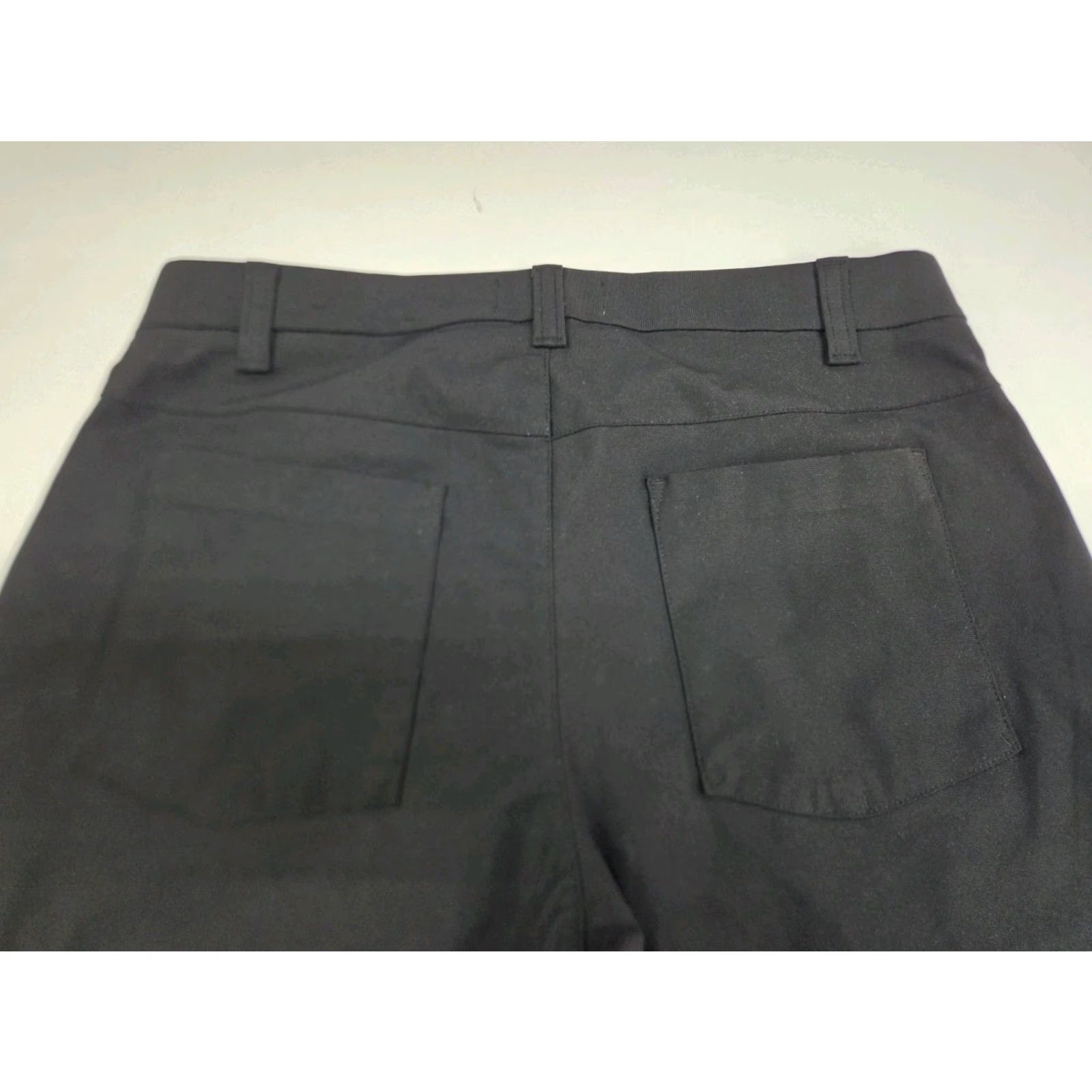 Vintage FLX Pants Mens Premium Flat Front Performance Athleisure Pants 30/30 #7758 Black Slim Chino Tapered Zip Button 30 Regular Mens Size US 30 / EU 46 - 4 Thumbnail