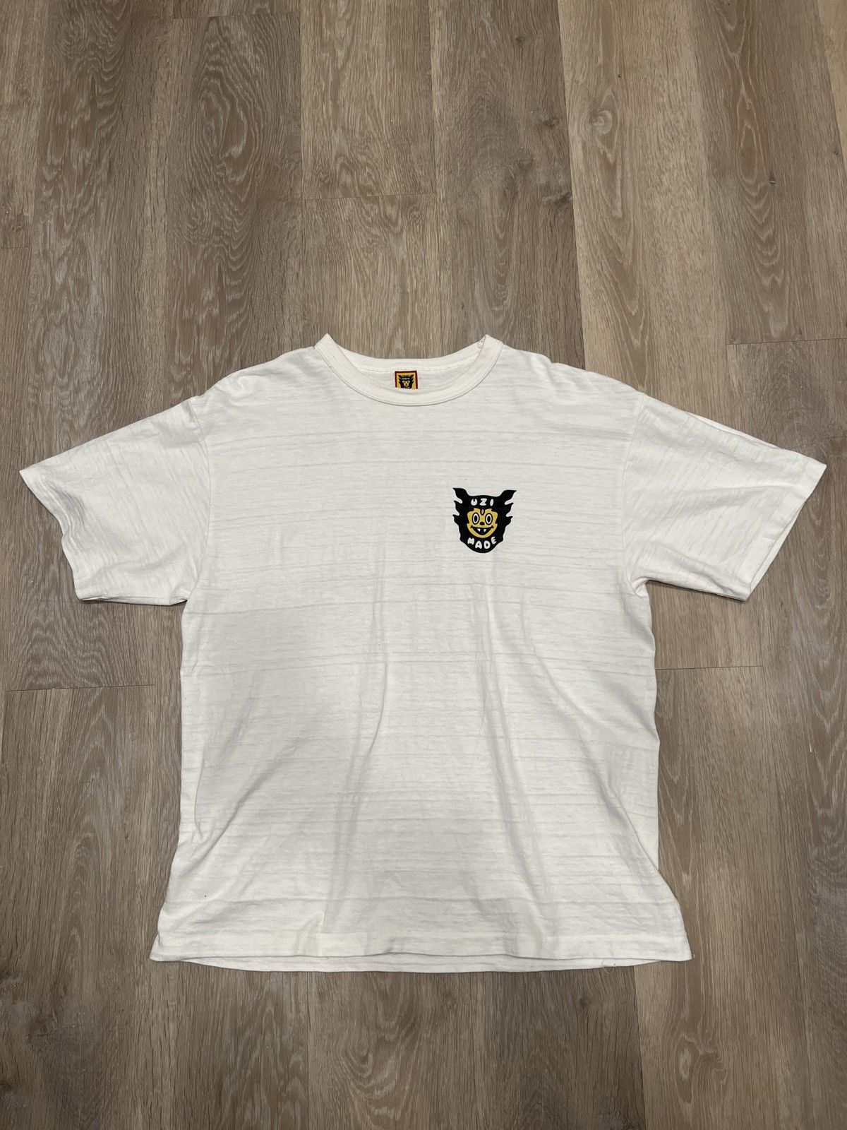 image of Human Made X Uzi Made T Shirt in White, Men's (Size 2XL)