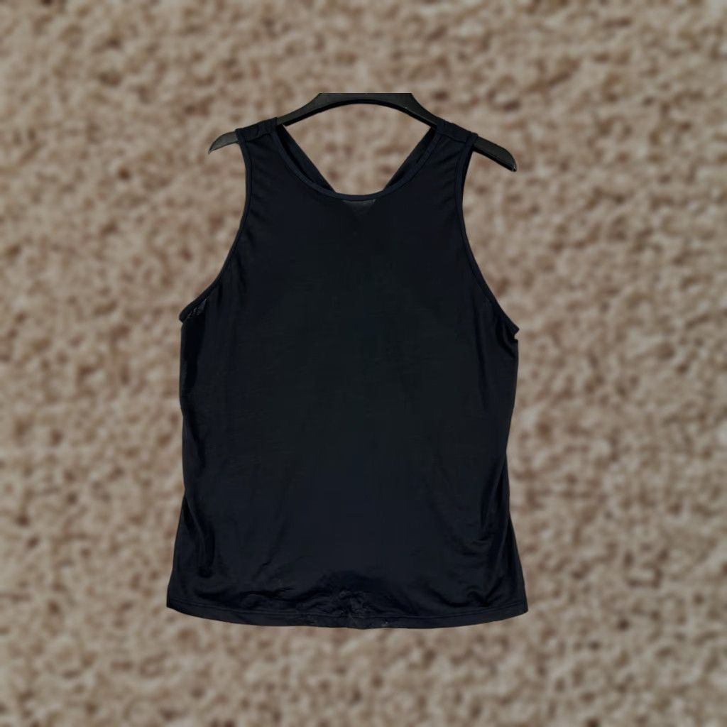 Lululemon Lululemon Shirt Women 4 Black Tank Run Gym Soul Stride ISSUES READ Size S / US 4 / IT 40 - 1 Thumbnail