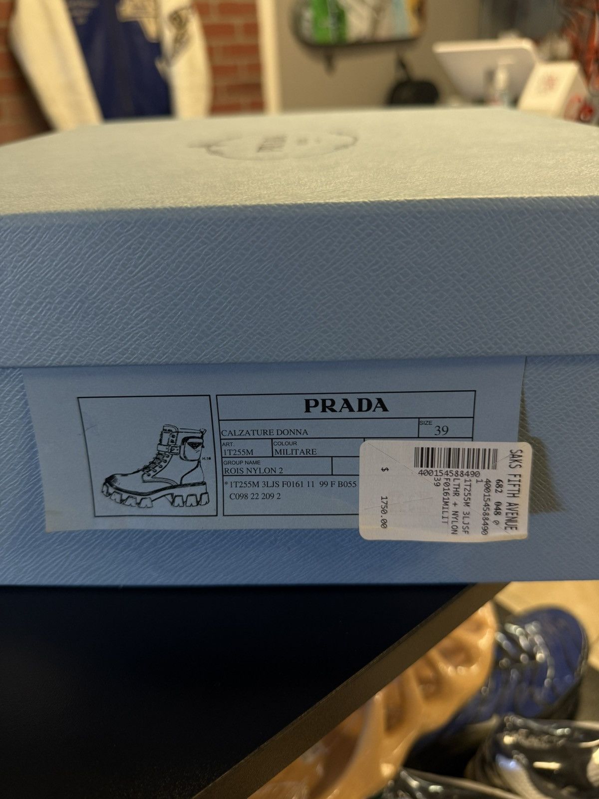 Prada Prada High Top Green Combat Boots Size 39 NEW $1750 Retail Size US 9 / IT 39 - 17 Thumbnail