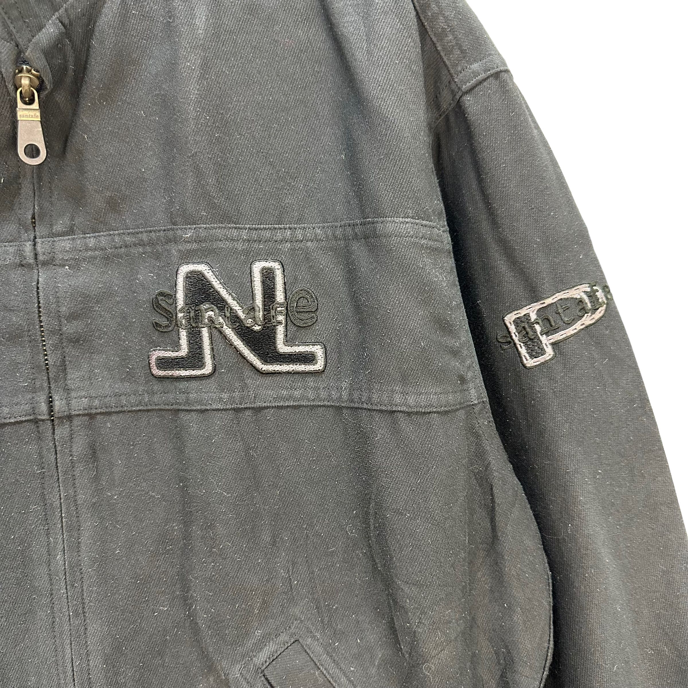 Japanese Brand SANTA FE EMBROIDERY LOGO CASUAL JACKET #8628-018 Size US L / EU 52-54 / 3 - 6 Thumbnail