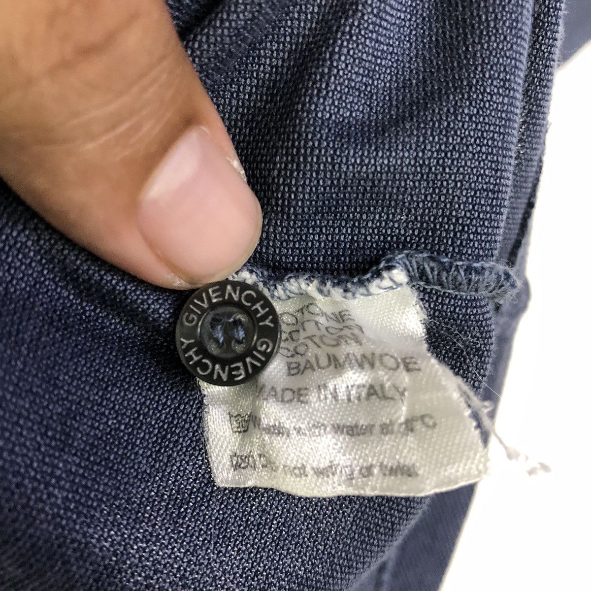Givenchy × Vintage Vintage Givenchy Monsieur Polo Pocket Shirt Size US M / EU 48-50 / 2 - 12 Thumbnail