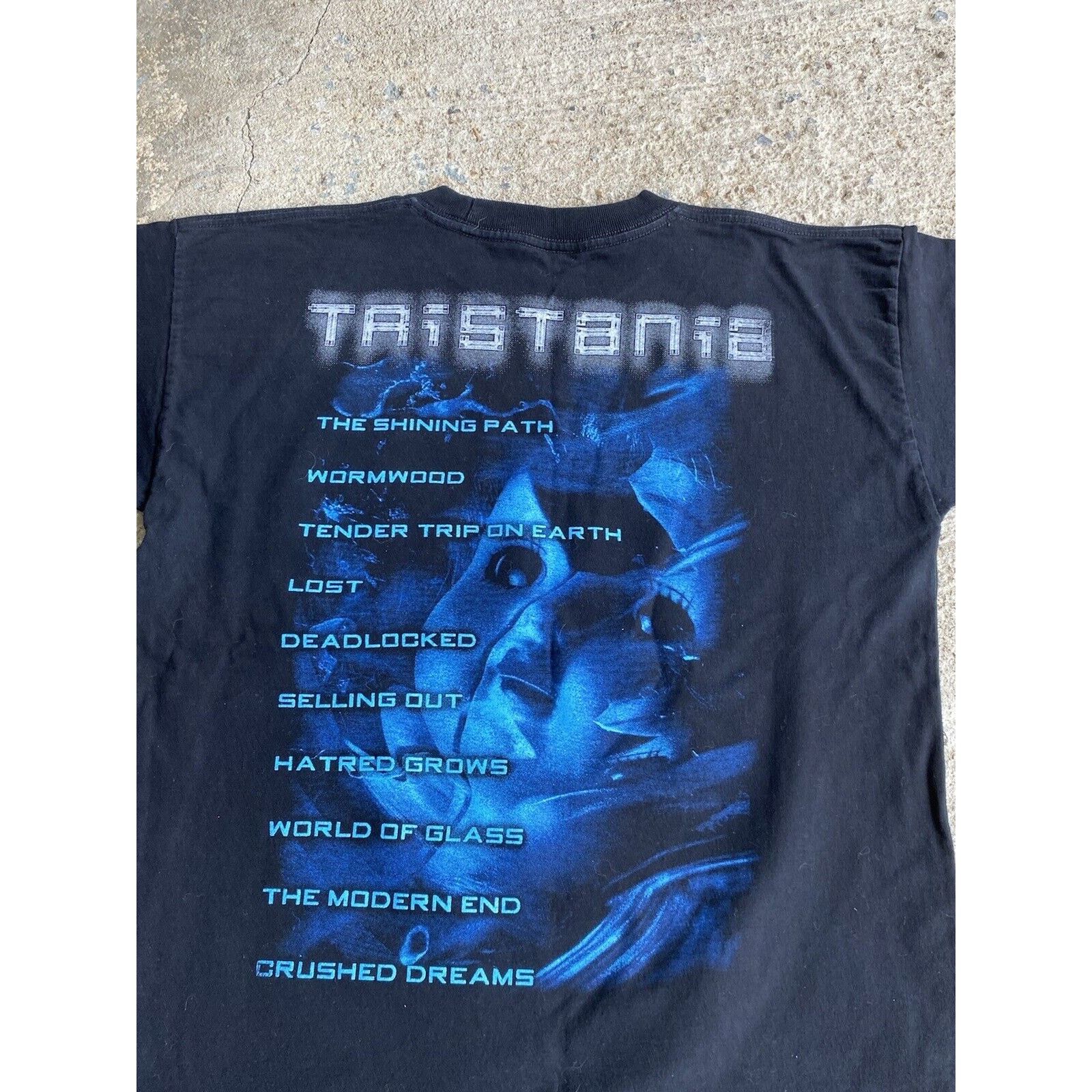 Band Tees Vintage Tristania World Of Glass Metal Double Sided Shirt Size US S / EU 44-46 / 1 - 6 Thumbnail