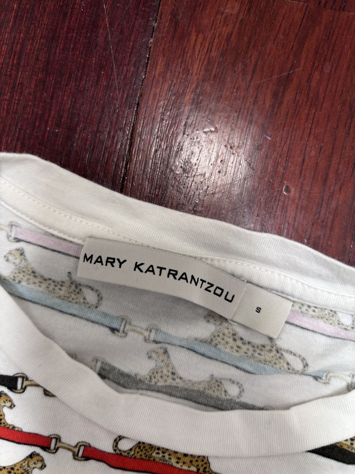 Mary Katrantzou Mary Katrantzou Leopard & Chain Print Graphic Tee Size S / US 4 / IT 40 - 3 Thumbnail