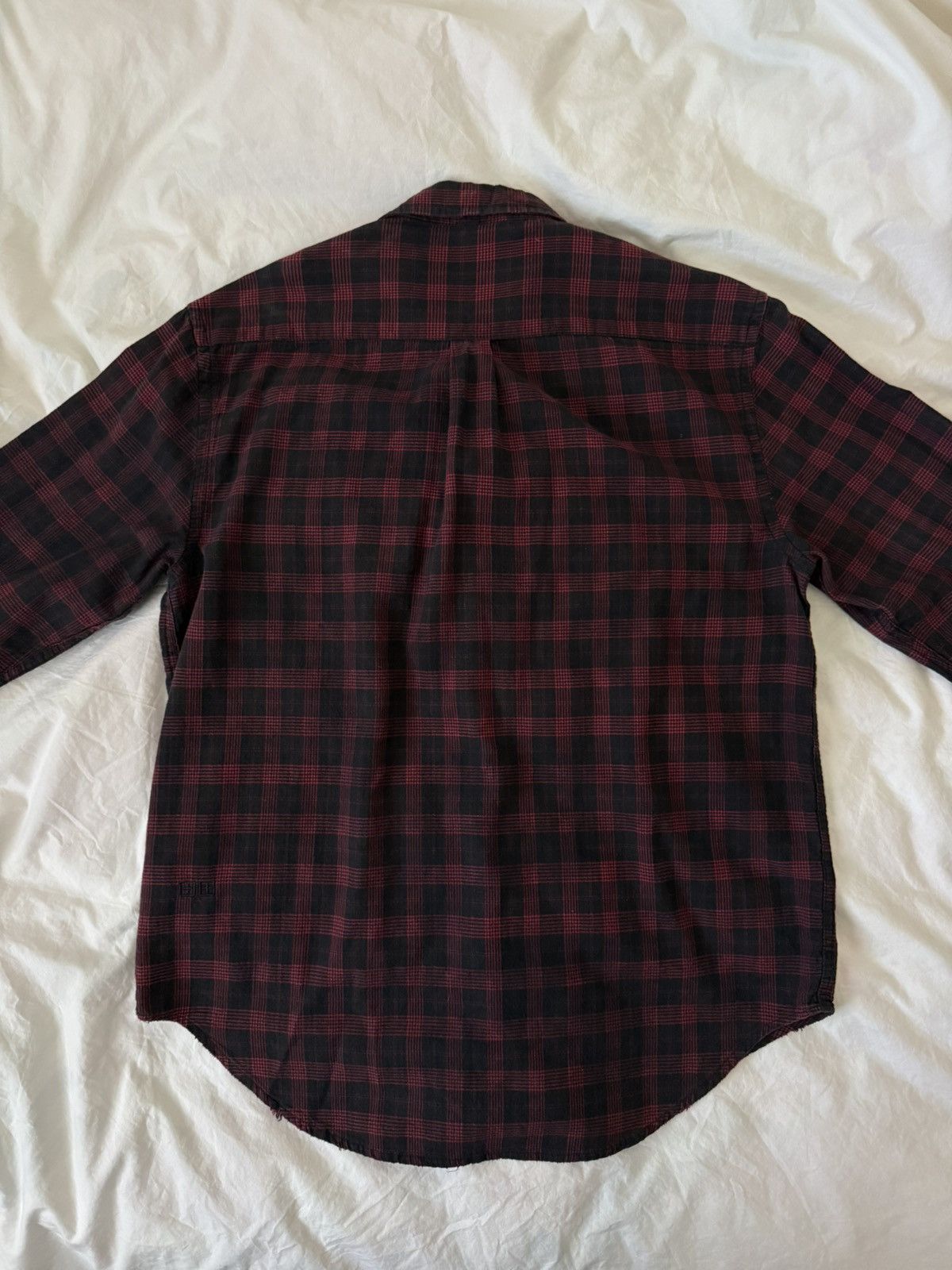 Ksubi × Vintage KSUBI MALCOLM BLACK/RED PLAID BUTTON UP SHIRT SIZE MEDIUM Size US M / EU 48-50 / 2 - 4 Thumbnail