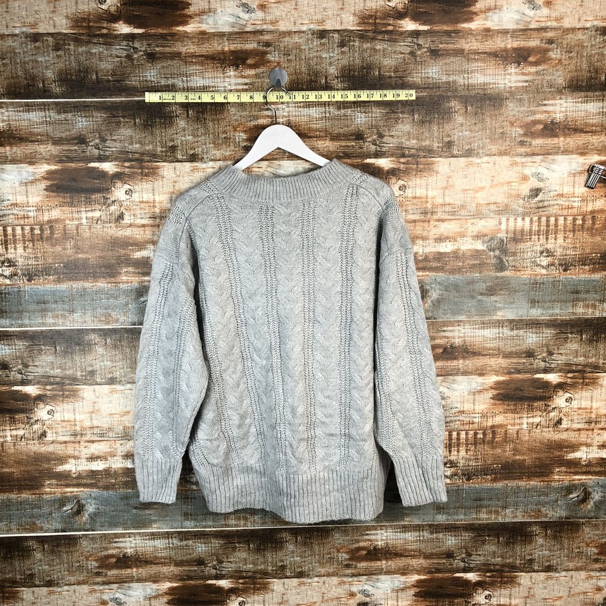 Homespun Knitwear × Japanese Brand America Holic Grey Knitwear #A1836 Size M / US 6-8 / IT 42-44 - 12 Thumbnail