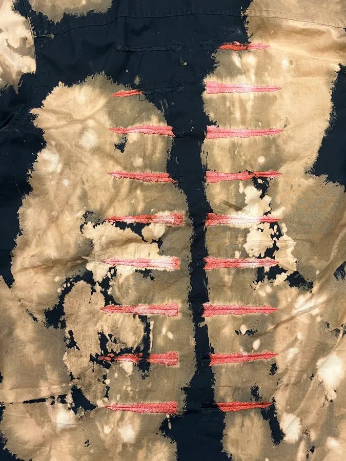 John Richmond Richmond Black & Beige Bleached Effect Shirt Size US M / EU 48-50 / 2 - 9 Thumbnail