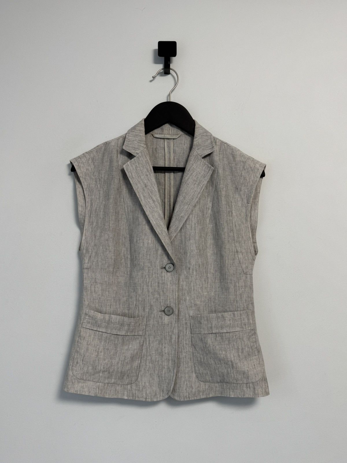 Max Mara 🔥Max Mara Vest Y2K Style Gray Women’s Size M / US 6-8 / IT 42-44 - 1 Thumbnail