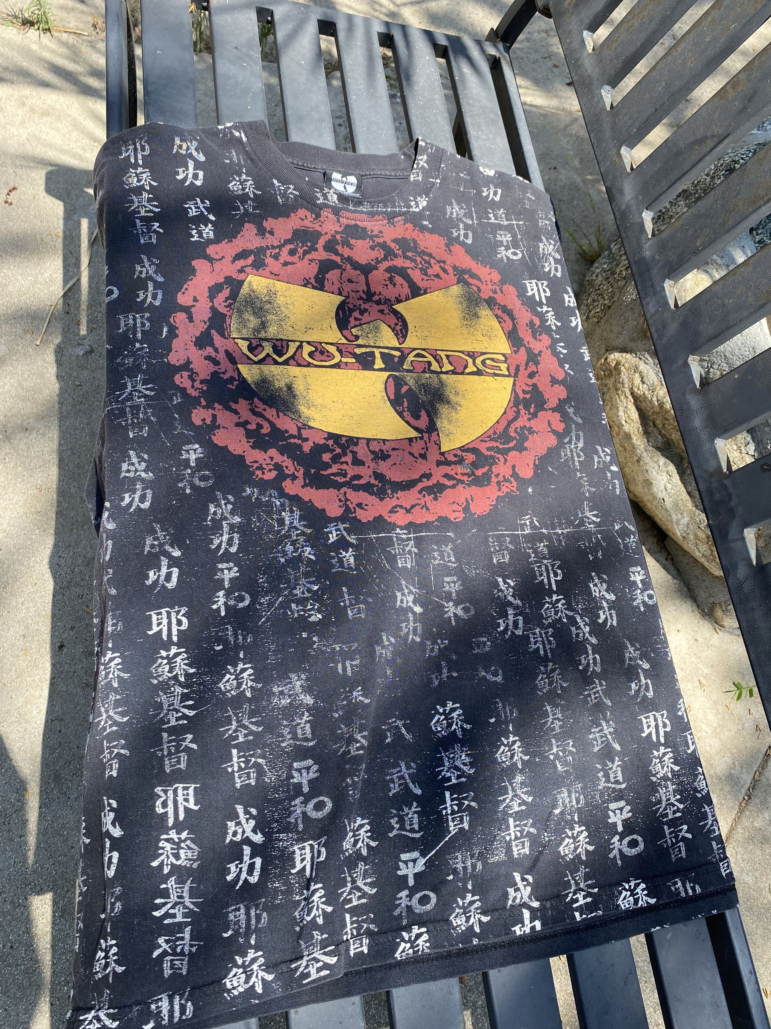 Vintage Wu Tang Clan Kanji AOP shirt