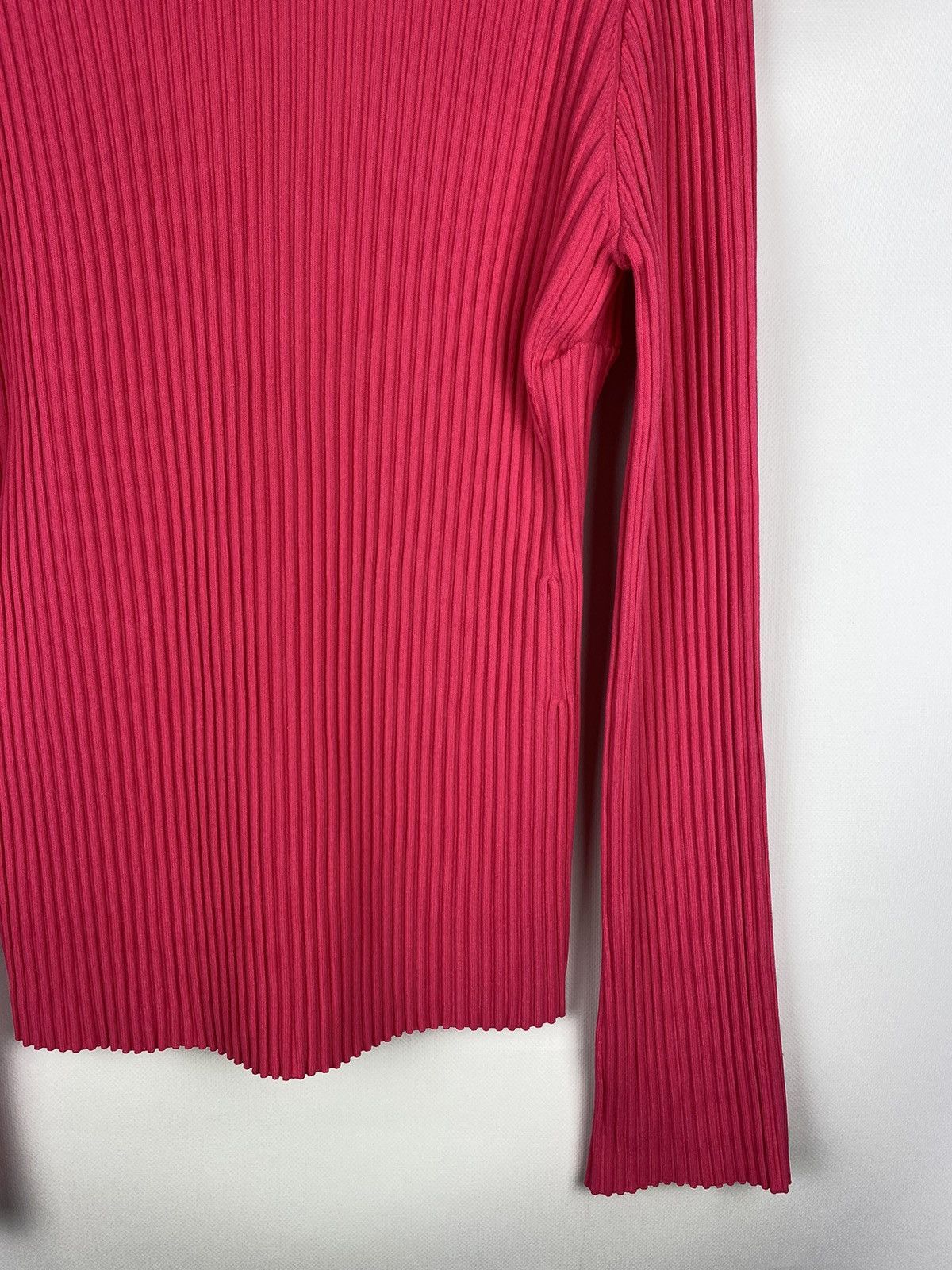 Helmut Lang Helmut Lang ladies pleated cardigan sweater size L Size L / US 10 / IT 46 - 18 Thumbnail