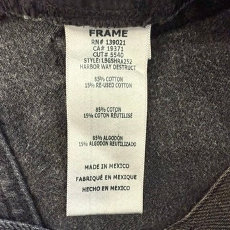 Frame Frame Le Brigette Short Raw Edge Harbor Way Destruct Size 24 Size 24" / US 00 / IT 34 - 6 Thumbnail