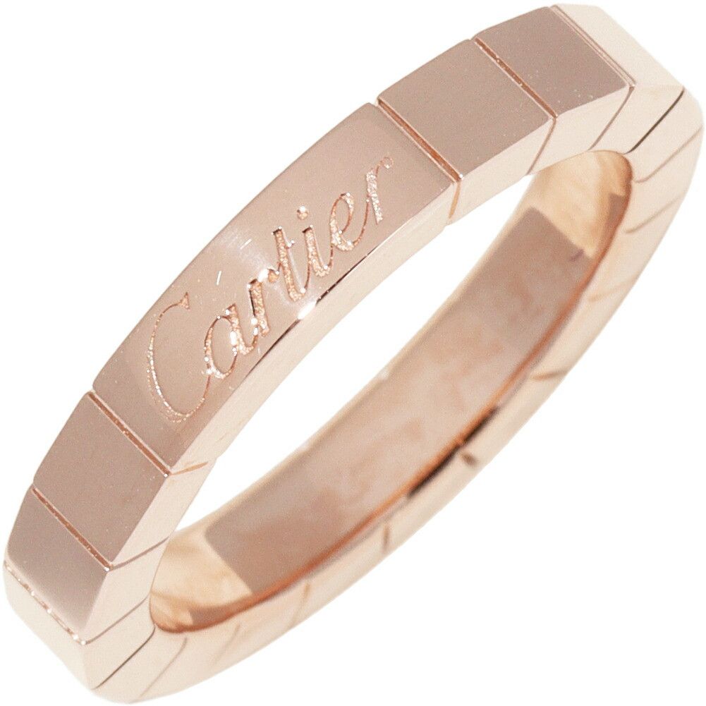 Cartier Cartier Cartier K18PG Lanieres Ring B40483 Size 7 Metal Ring B40483 DUTY FREE for USA Size ONE SIZE - 1 Thumbnail