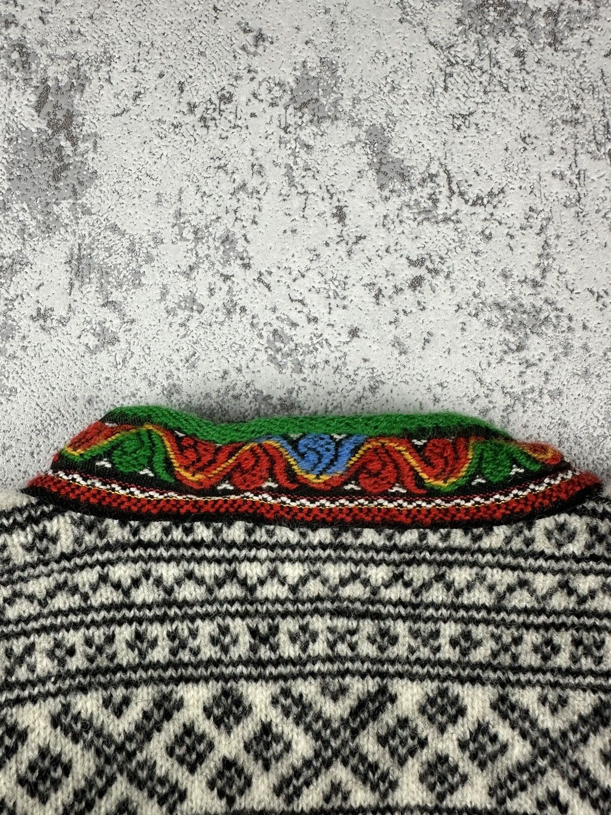 Vintage Rare RAUMA Norwegian Cardigan 100% Pure Wool Knit Size US L / EU 52-54 / 3 - 11 Thumbnail