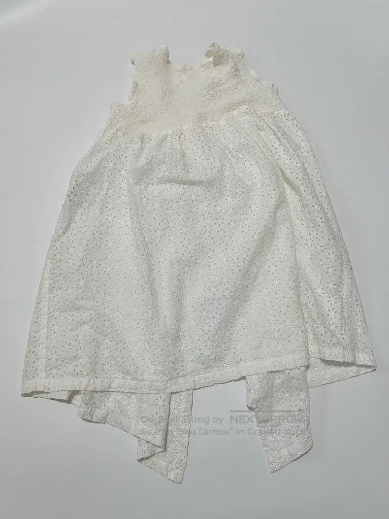 Issey Miyake Issey Miyake Mixed Material Patchwork Dress Shirt Suit Whi Size M / US 6-8 / IT 42-44 - 3 Thumbnail