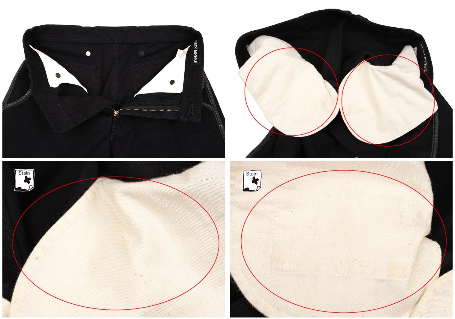 Issey Miyake Leather-Piped Canvas Pants in Black 2 Size US 32 / EU 48 - 8 Thumbnail