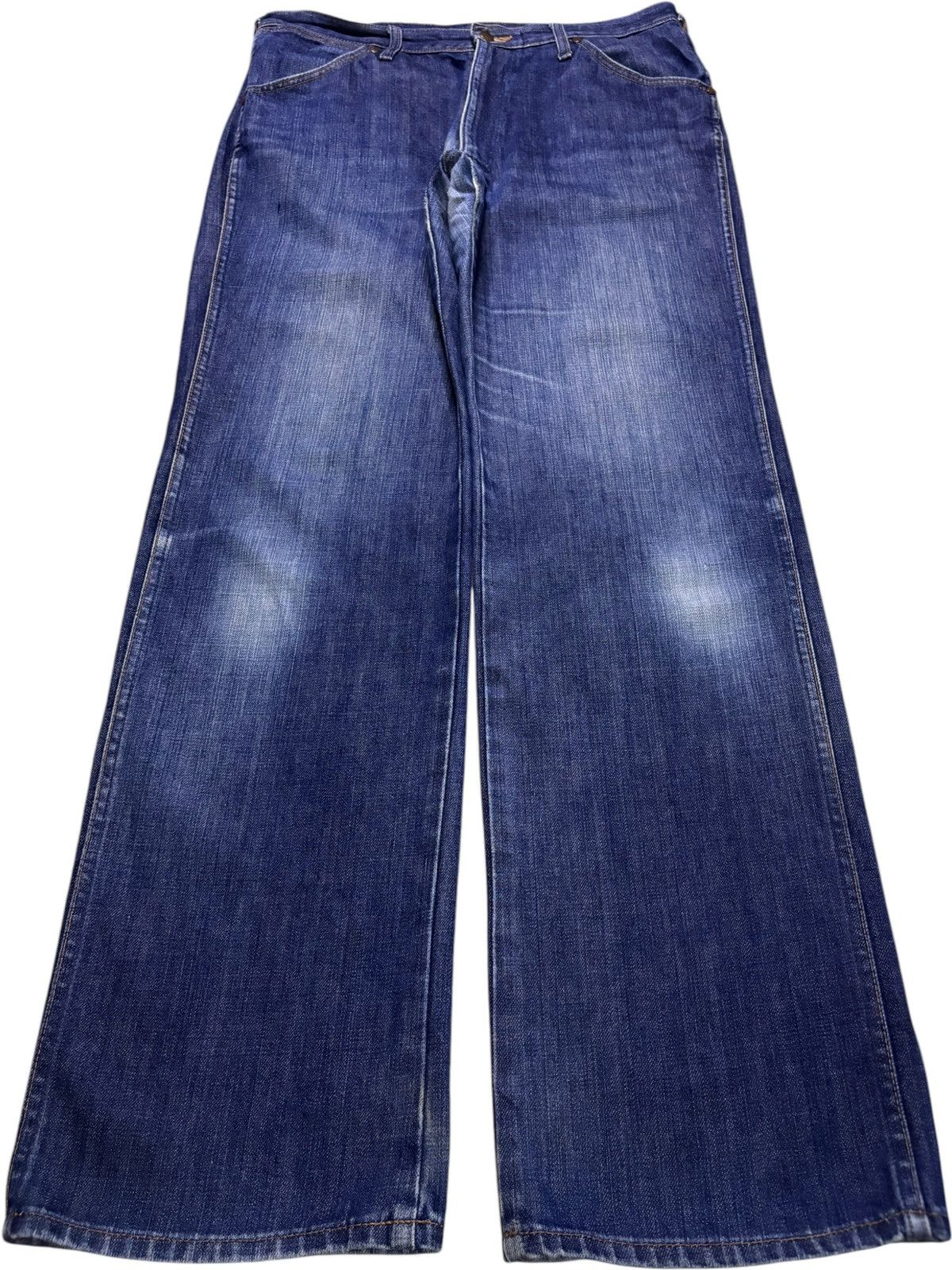 Wrangler Vintage Wrangler Blue Wash Distressed Loose Baggy Jeans Size US 36 / EU 52 - 1 Thumbnail