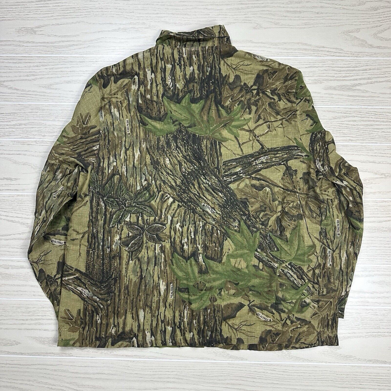 Realtree × Vintage Vintage 90s Realtree Camo Button Shirt Size US L / EU 52-54 / 3 - 6 Thumbnail