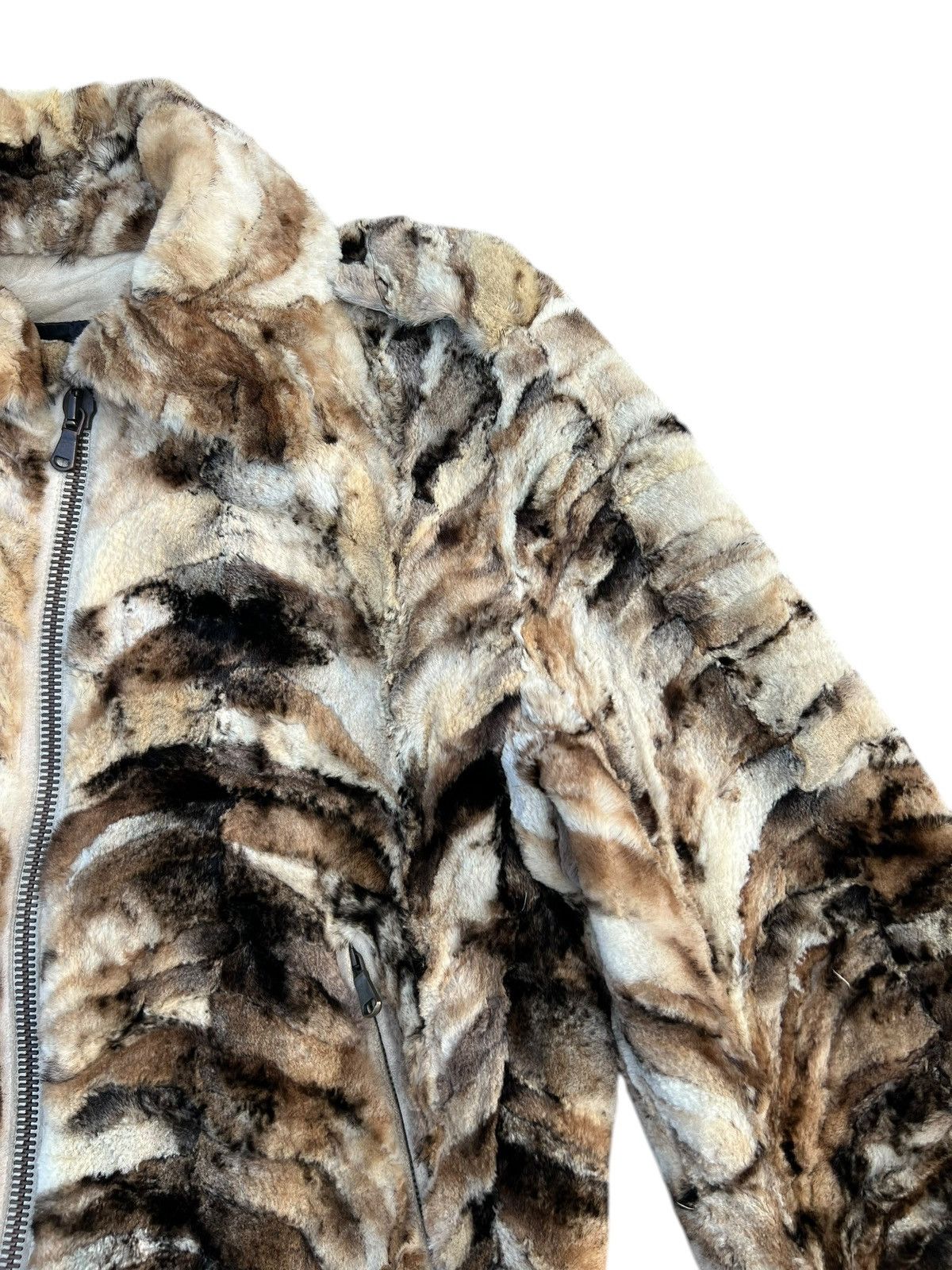 Costume National Archive Costume National Leather Fur Bomber Jacket Size US XS / EU 42 / 0 - 10 Thumbnail