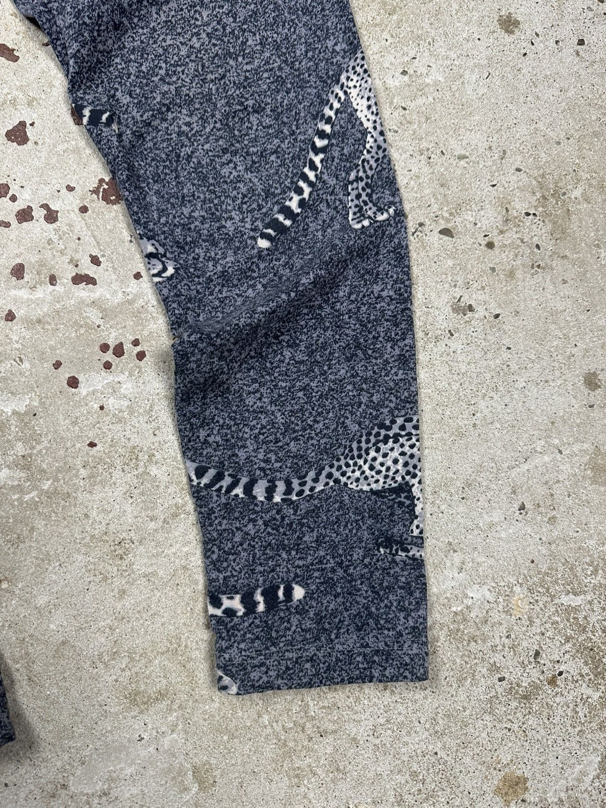 Kenzo × Vintage Vintage 90s Kenzo Jungle Gepard Print Animal Pants Leggins Size 32" / US 10 / IT 46 - 3 Thumbnail
