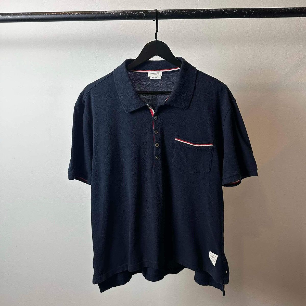 Thom Browne THOM BROWNE POLO SHIRT Size US XL / EU 56 / 4 - 4 Thumbnail