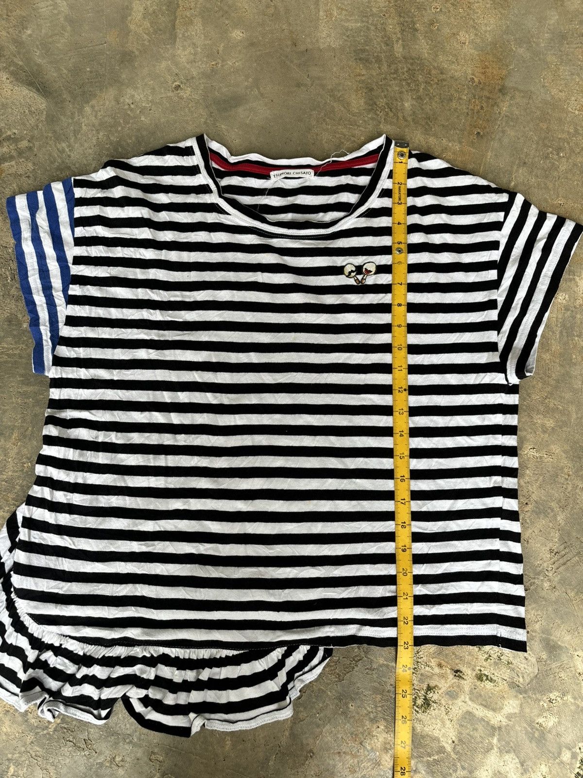 Tsumori Chisato Tsumori Chisato Issey Miyake Stripe Tshirt Size ONE SIZE - 10 Thumbnail