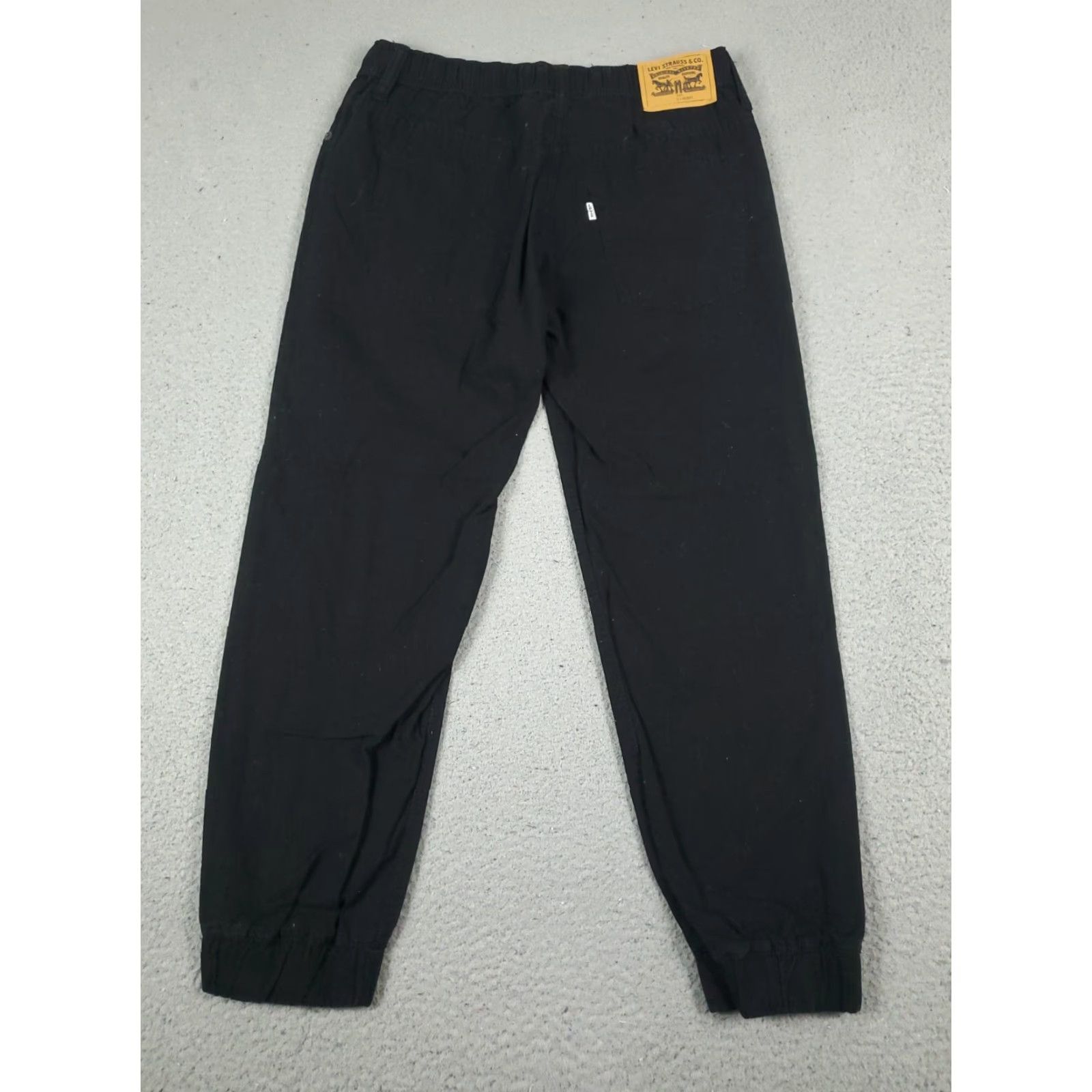 Levi's Levi's Mens Jogger Pants Small Black Casual Athletic Activewear Waist Tie 90s Sports Size US 29 - 5 Thumbnail