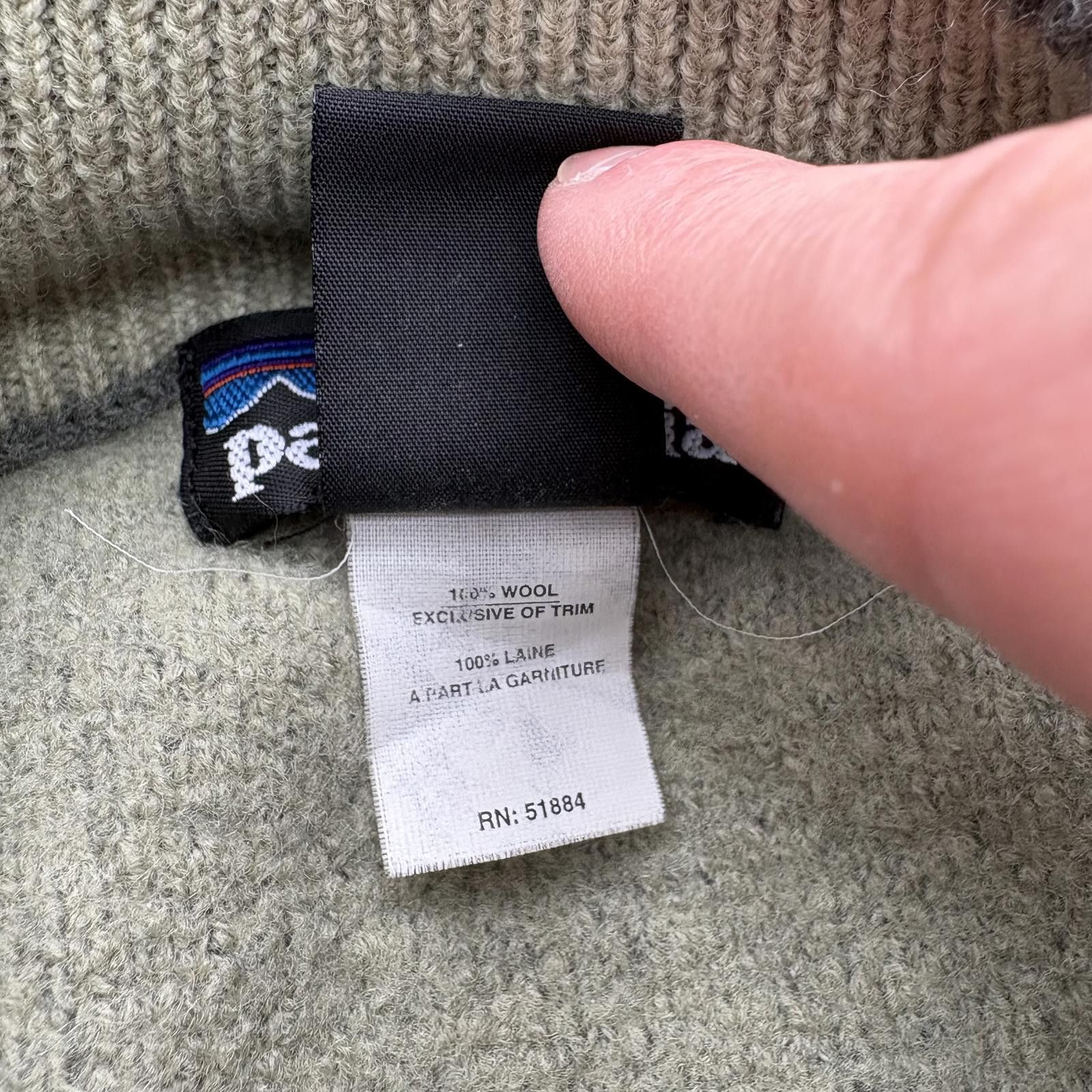 Patagonia Vintage Y2K Patagonia Lowland Pistachio Green Wool Cardigan Size M / US 6-8 / IT 42-44 - 3 Thumbnail