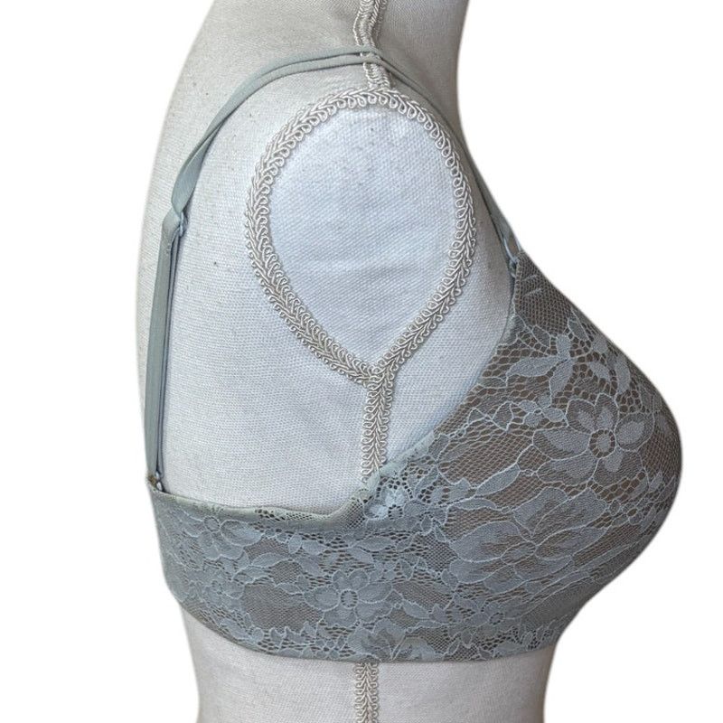 Victoria's Secret Victoria's Secret Bra Women 34DD Teal Underwire Sexy Angels Size ONE SIZE - 4 Thumbnail
