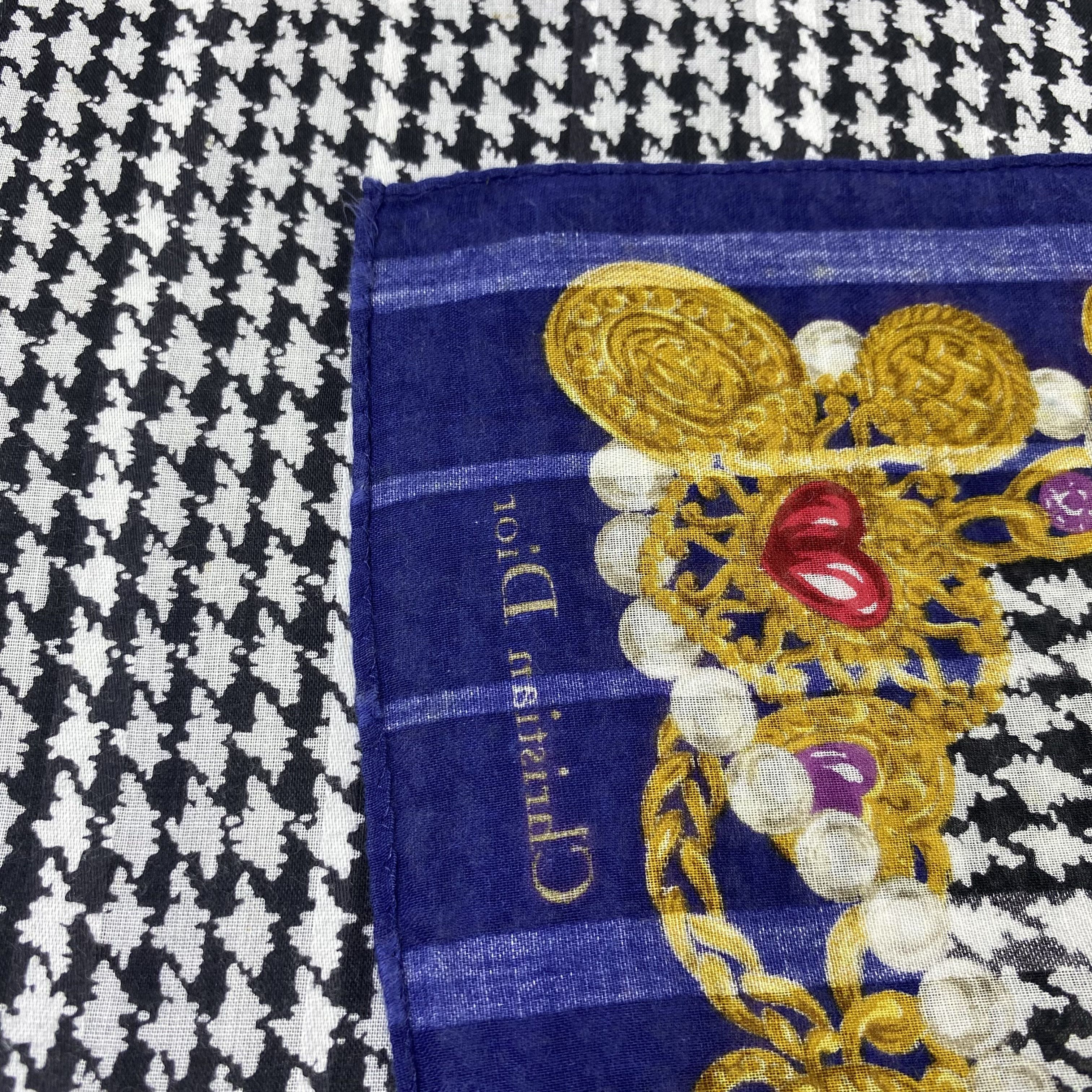 Vintage Christian Dior Handkerchief Neckerchief Bandana-B1858 Size ONE SIZE - 6 Thumbnail