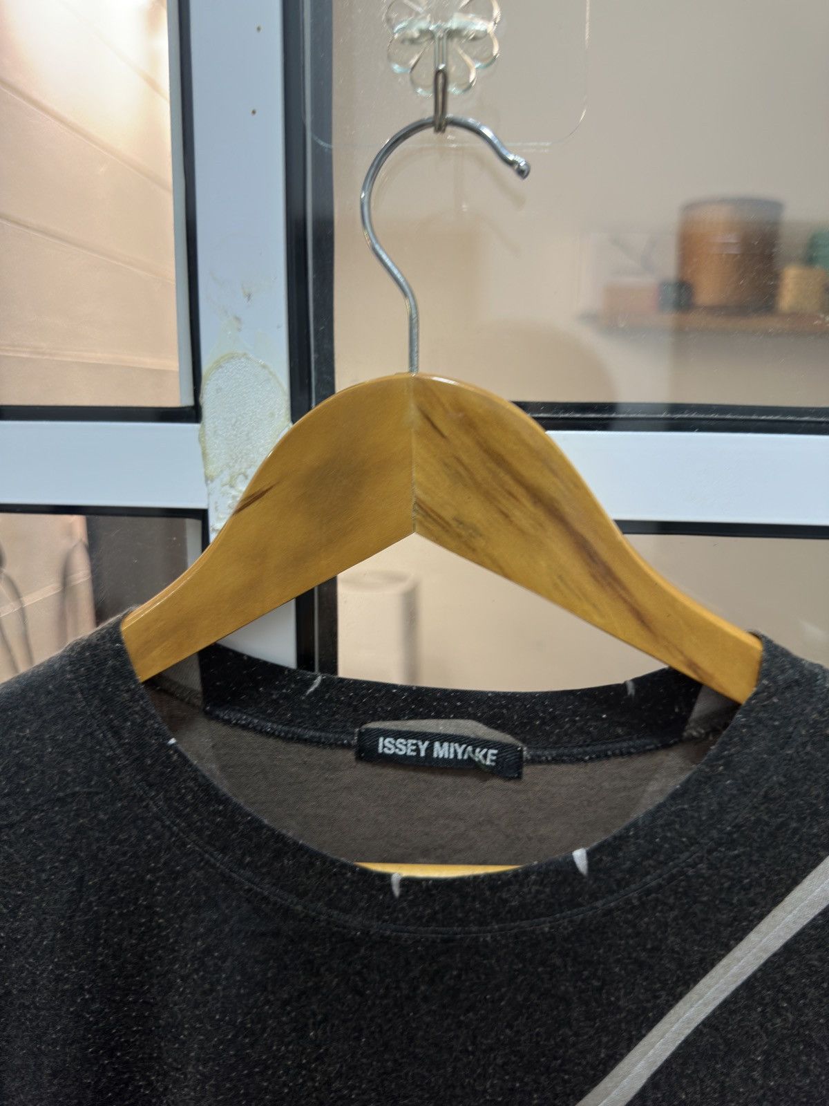 Issey Miyake SS04 Issey Miyake Curved Tape Line T-Shirt Size US M / EU 48-50 / 2 - 5 Thumbnail