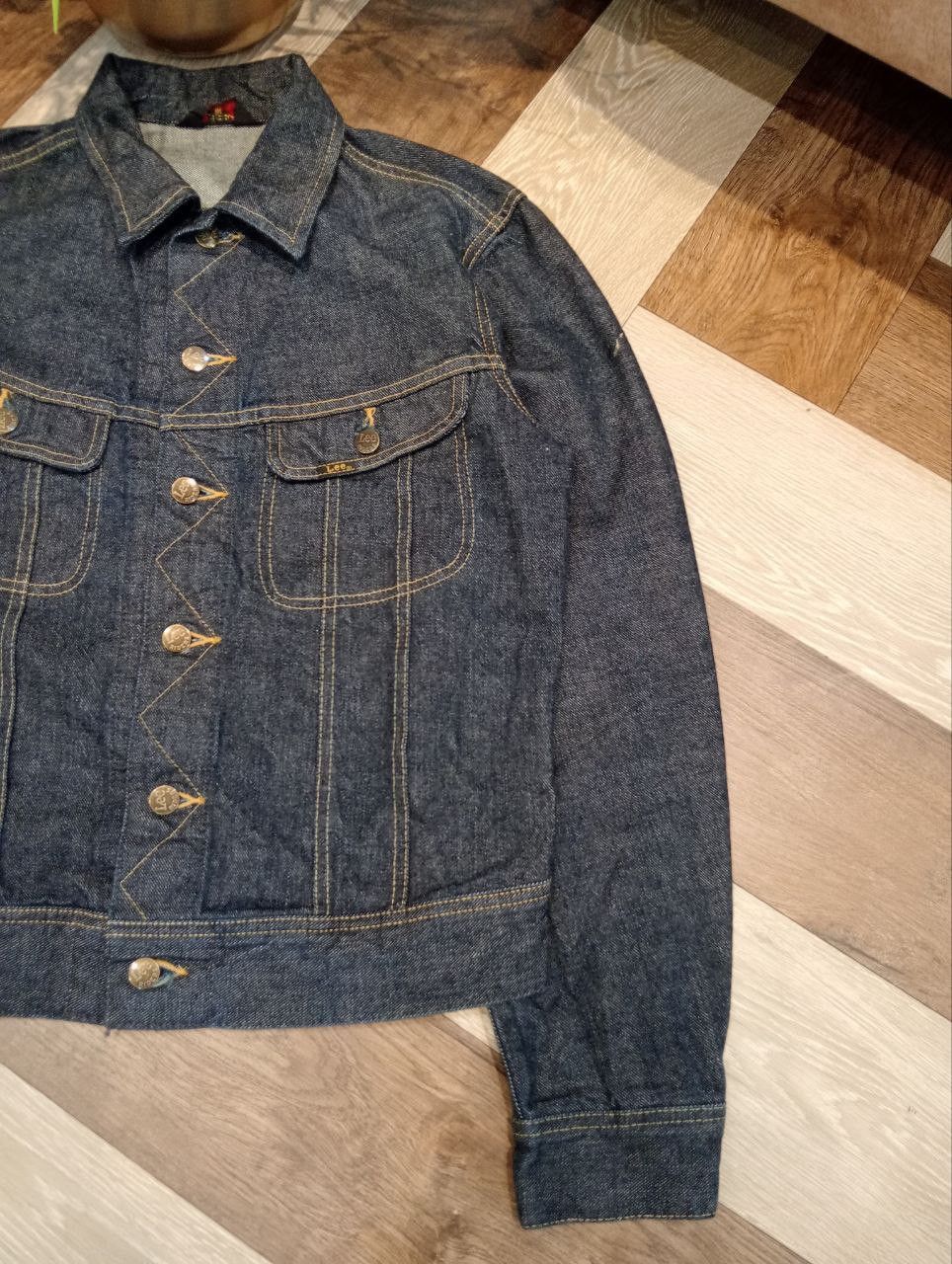 LEE RIDERS UNION MADE SANFORIZED BLUE DENIM JACKET - SIZE 40